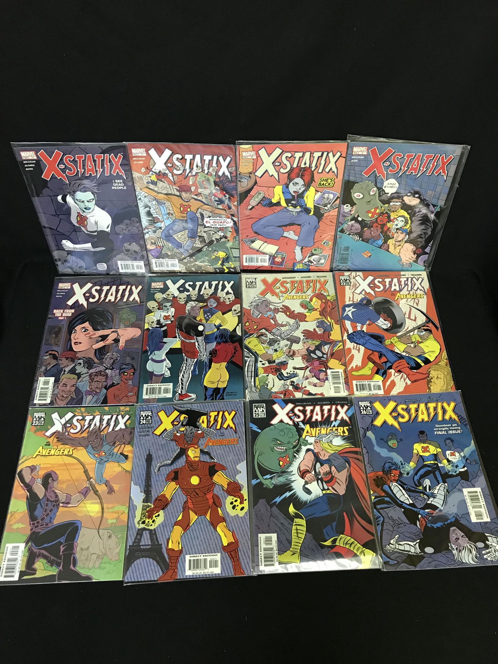 X-STATIX COMIC BOOK LOT (MARVEL COMICS) (1 of 1)
