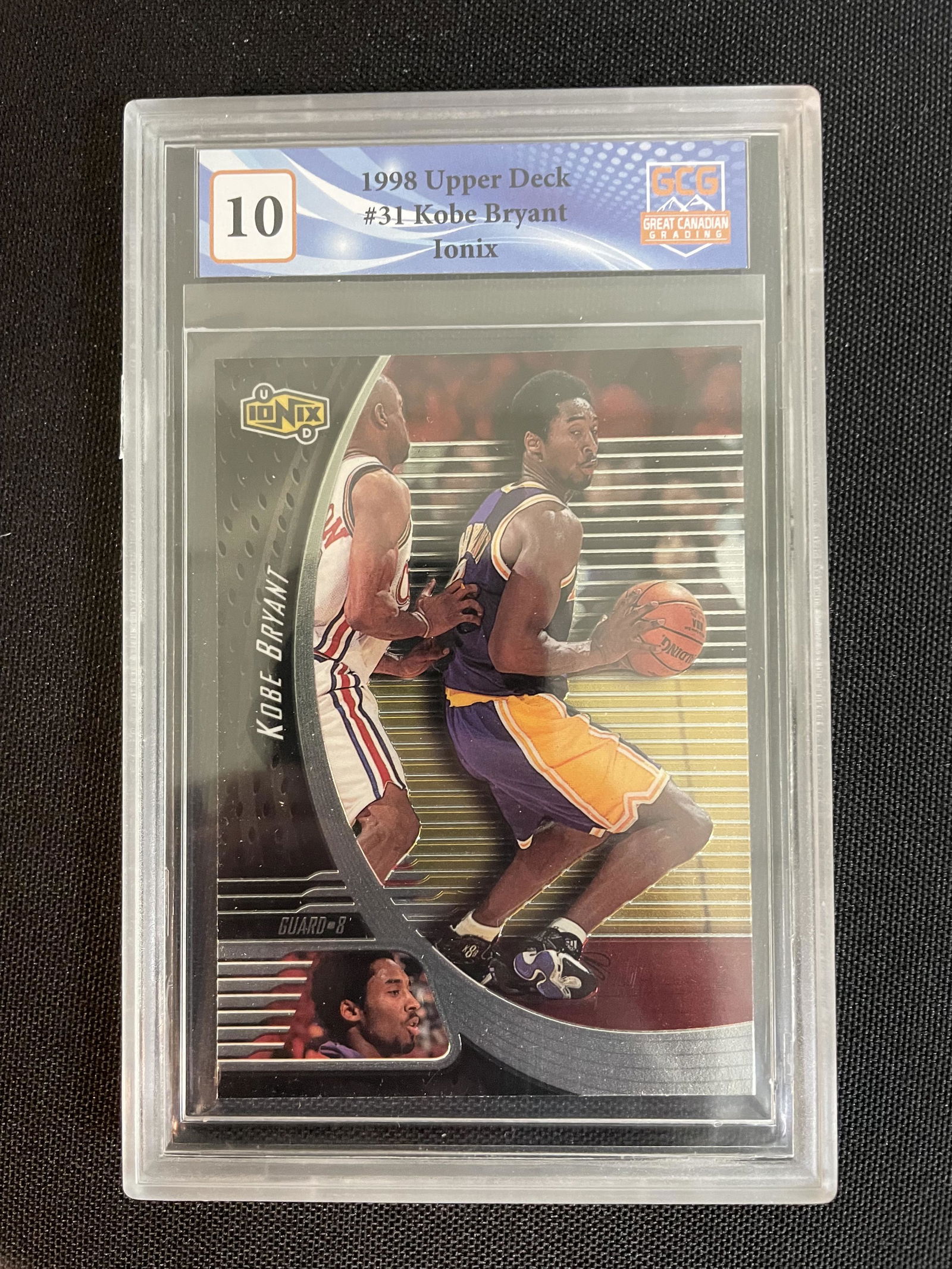 1998 UPPER DECK NO.31 KOBE BRYANT TONIX (GCG 10) (1 of 1)