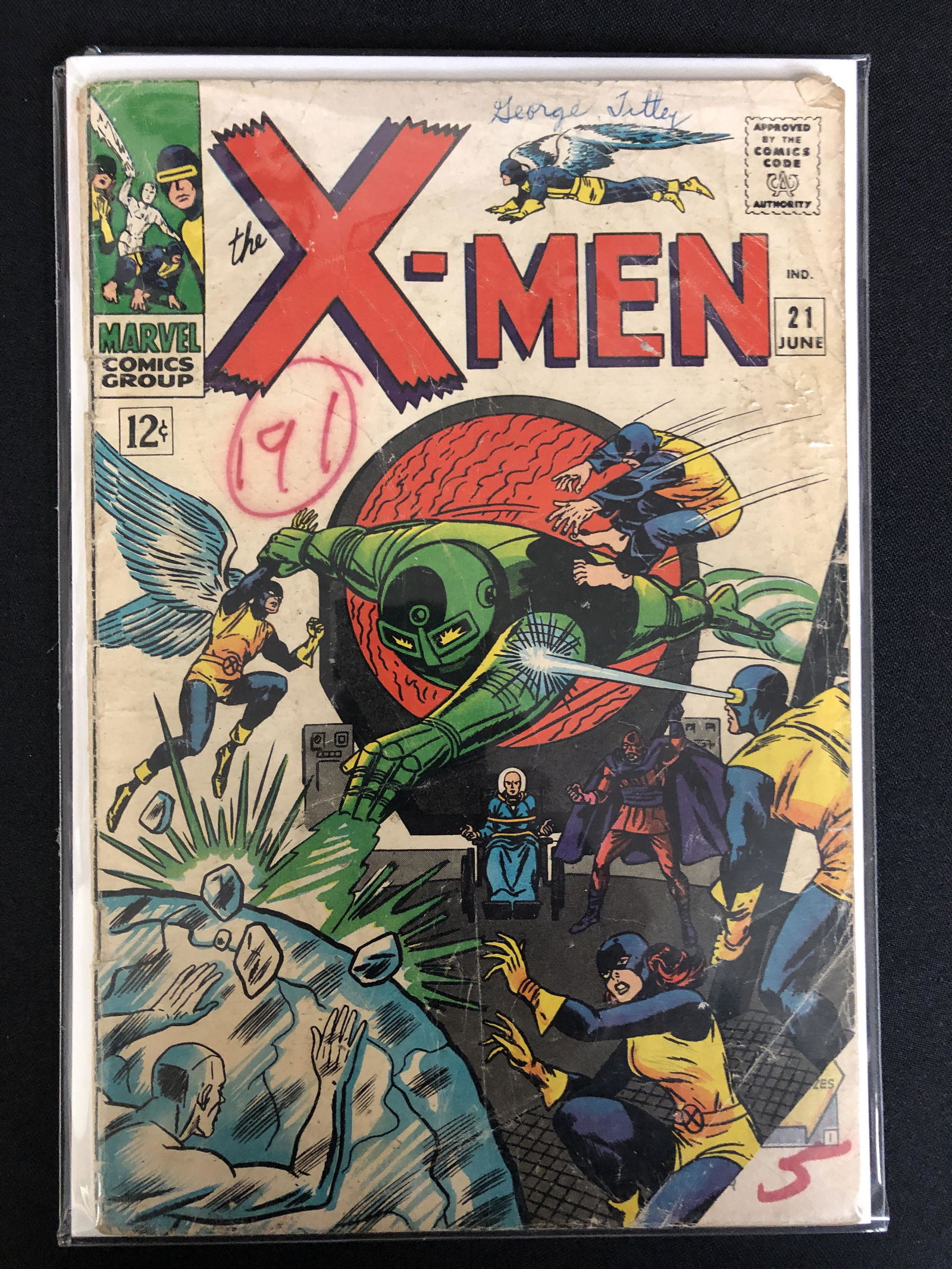 X-MEN #21 (MARVEL COMICS) (1 of 1)