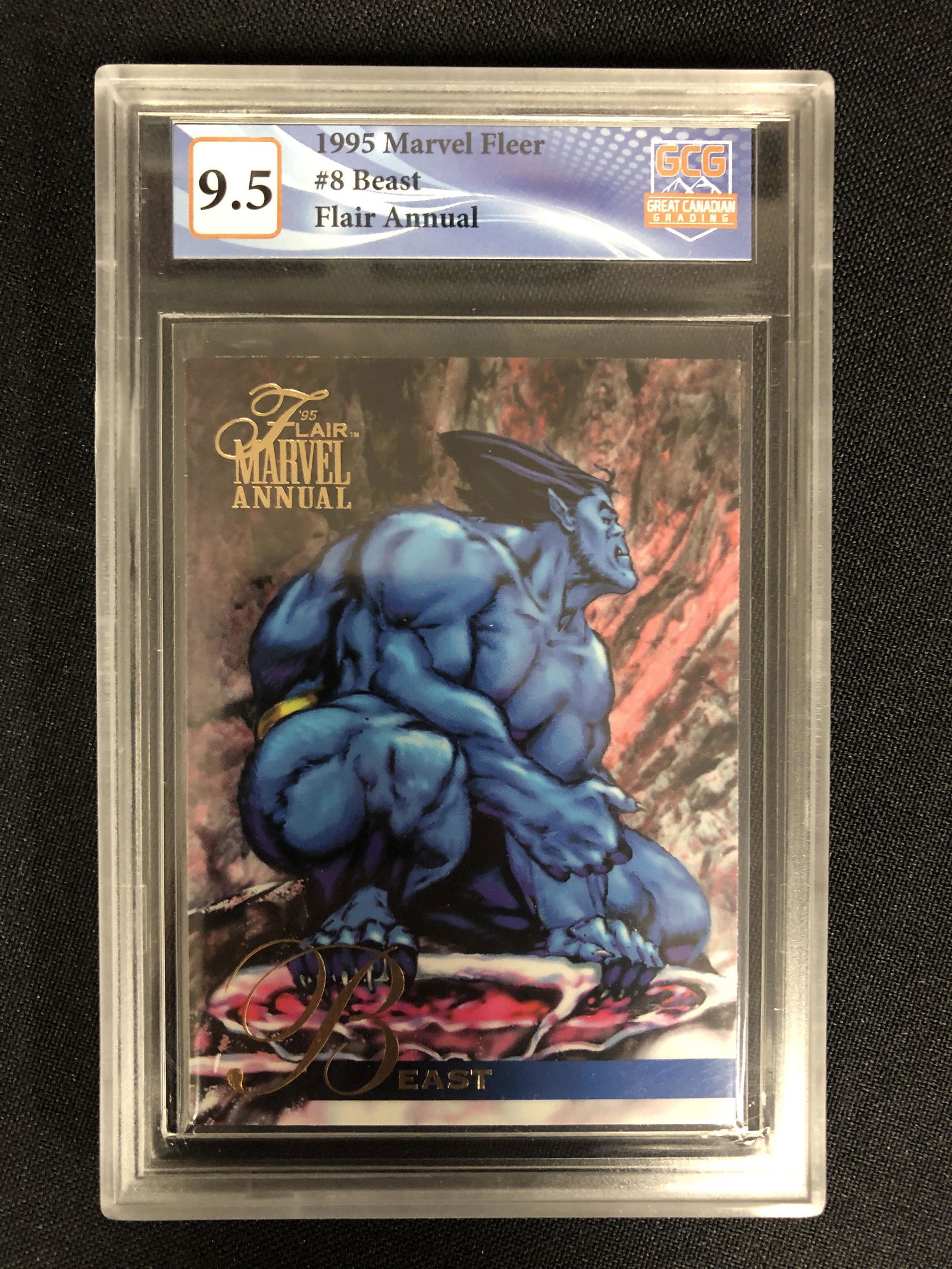 1995 MARVEL FLEER BEAST FLAIR ANNUAL (GCG 9.5) (1 of 2)