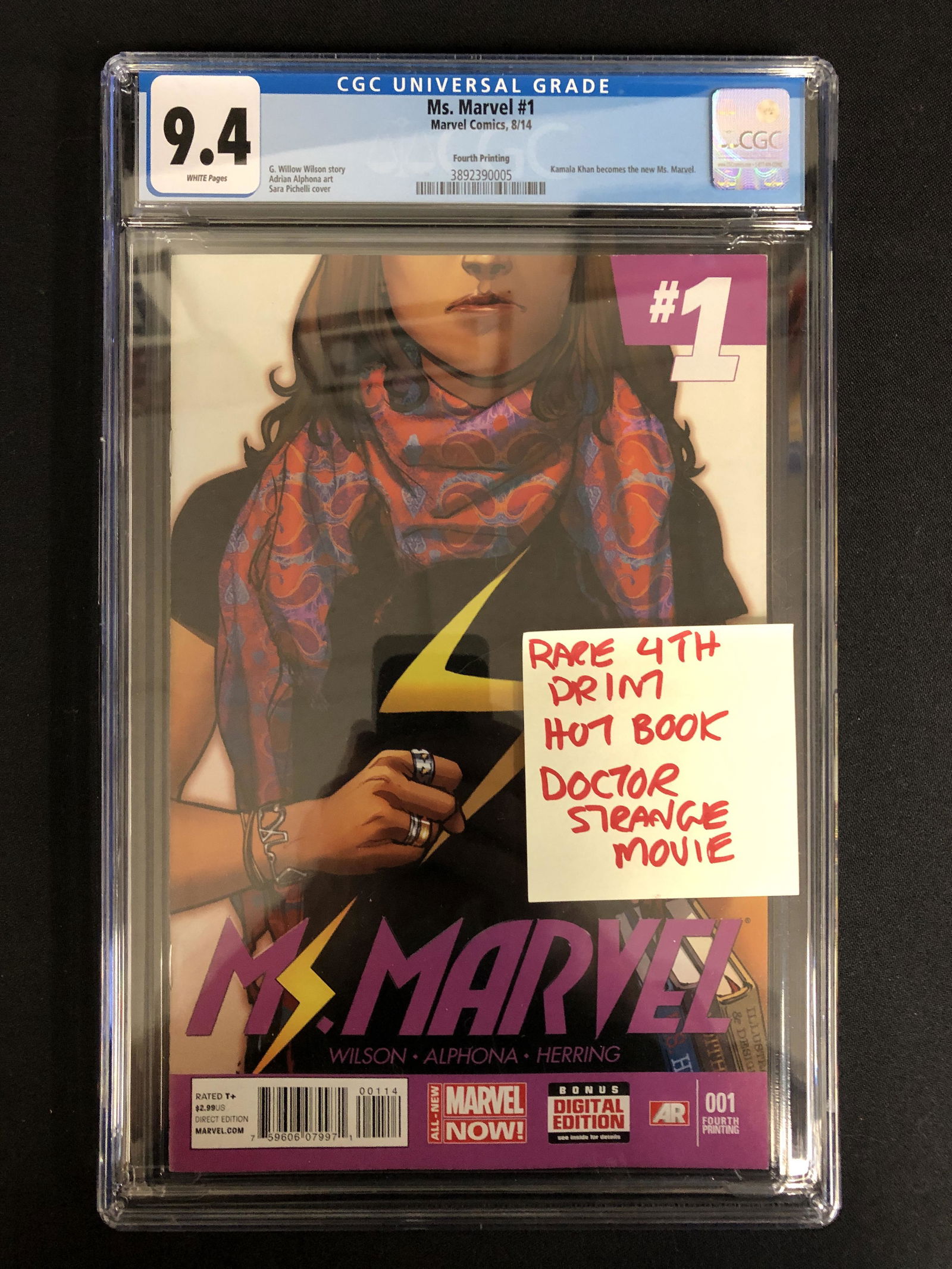 MARVEL COMICS MS. MARVEL NO.1 (CGC 9.4) (1 of 1)