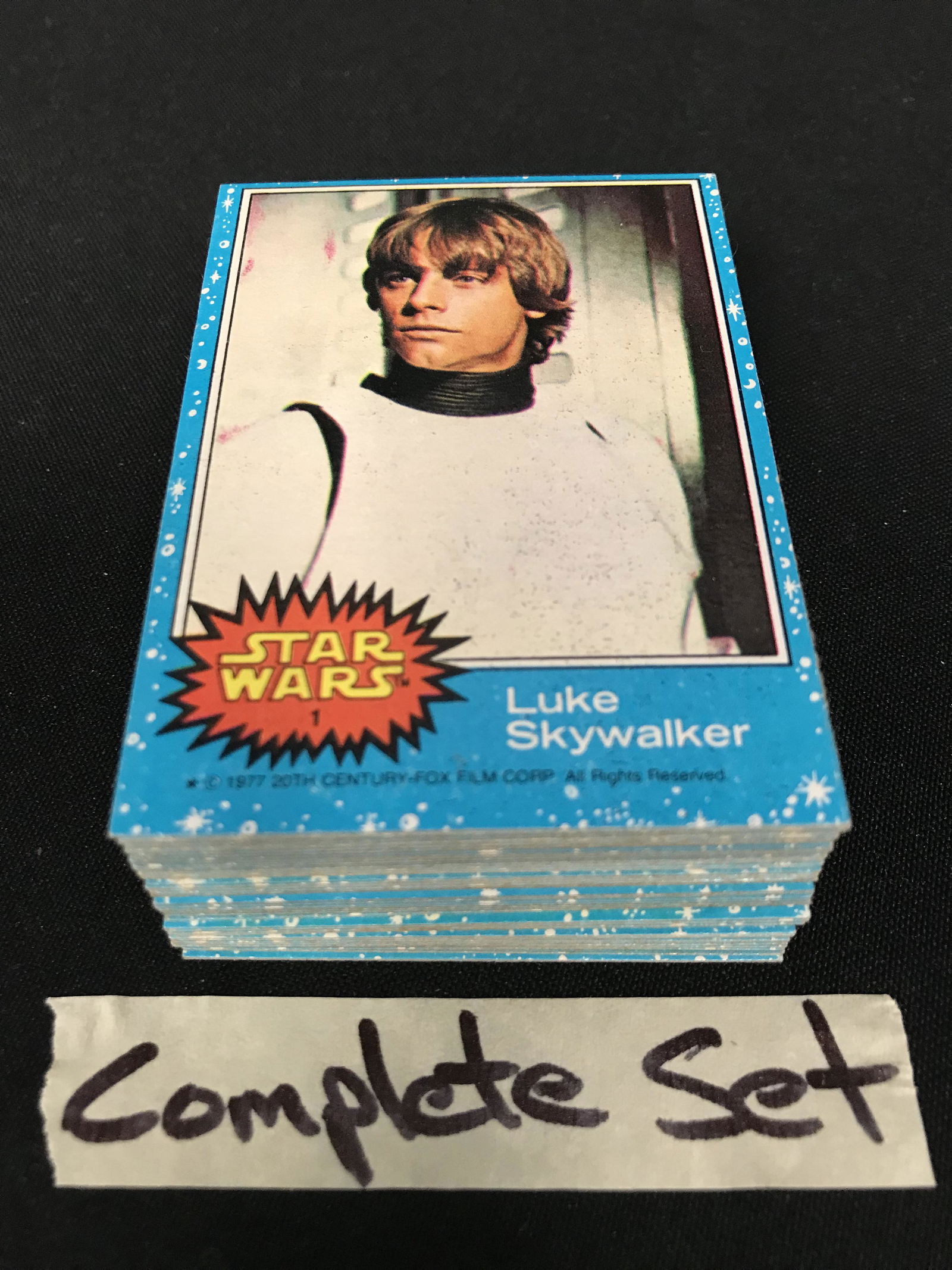 VINTAGE NON SPORTS STAR WARS COMPLETE SET (1 of 2)