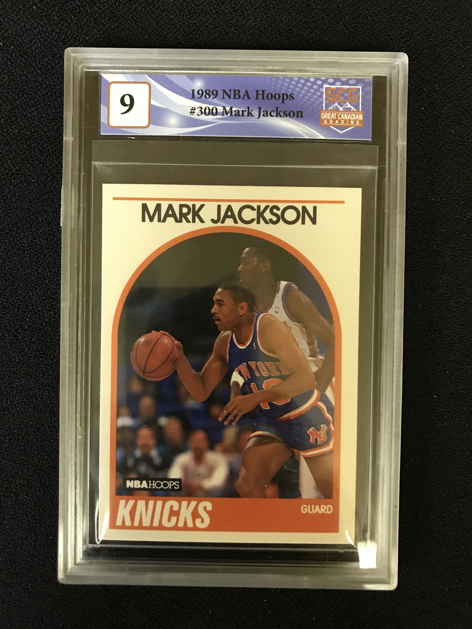 1989 NBA HOOPS NO.300 MARK JACKSON (GCG 9): 1989 NBA HOOPS NO.300 MARK JACKSON (GCG 9)