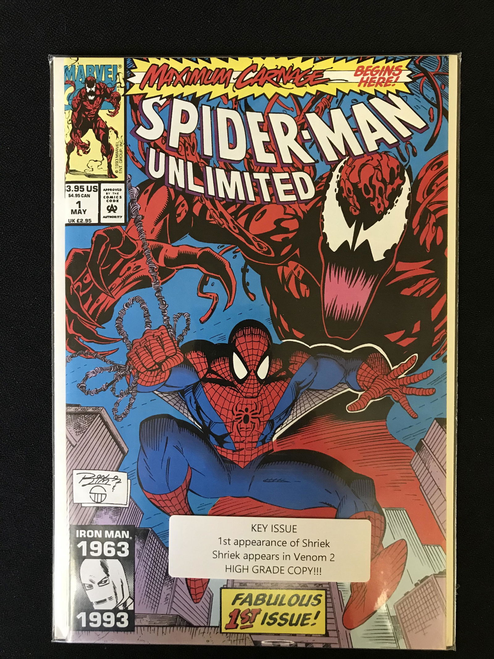 SPIDER-MAN UNLIMITED NO.1 (MARVEL COMICS) (1 of 1)