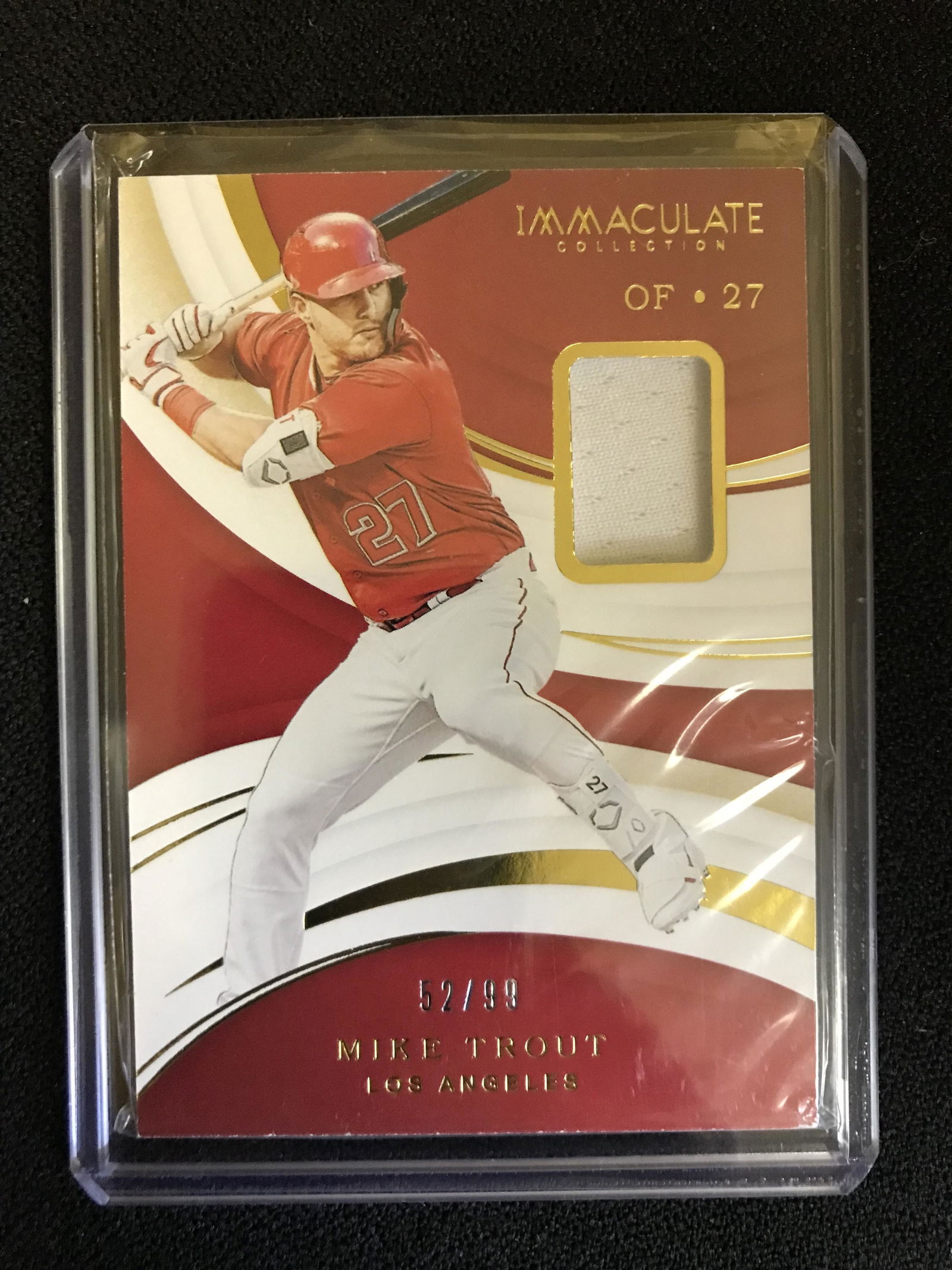 2020 Panini Immaculate Collection Mike Trout #61 (1 of 2)