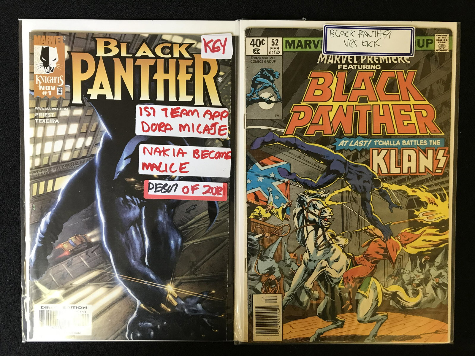 BLACK PANTHER COMIC BOOK LOT (MARVEL COMICS) (1 of 1)