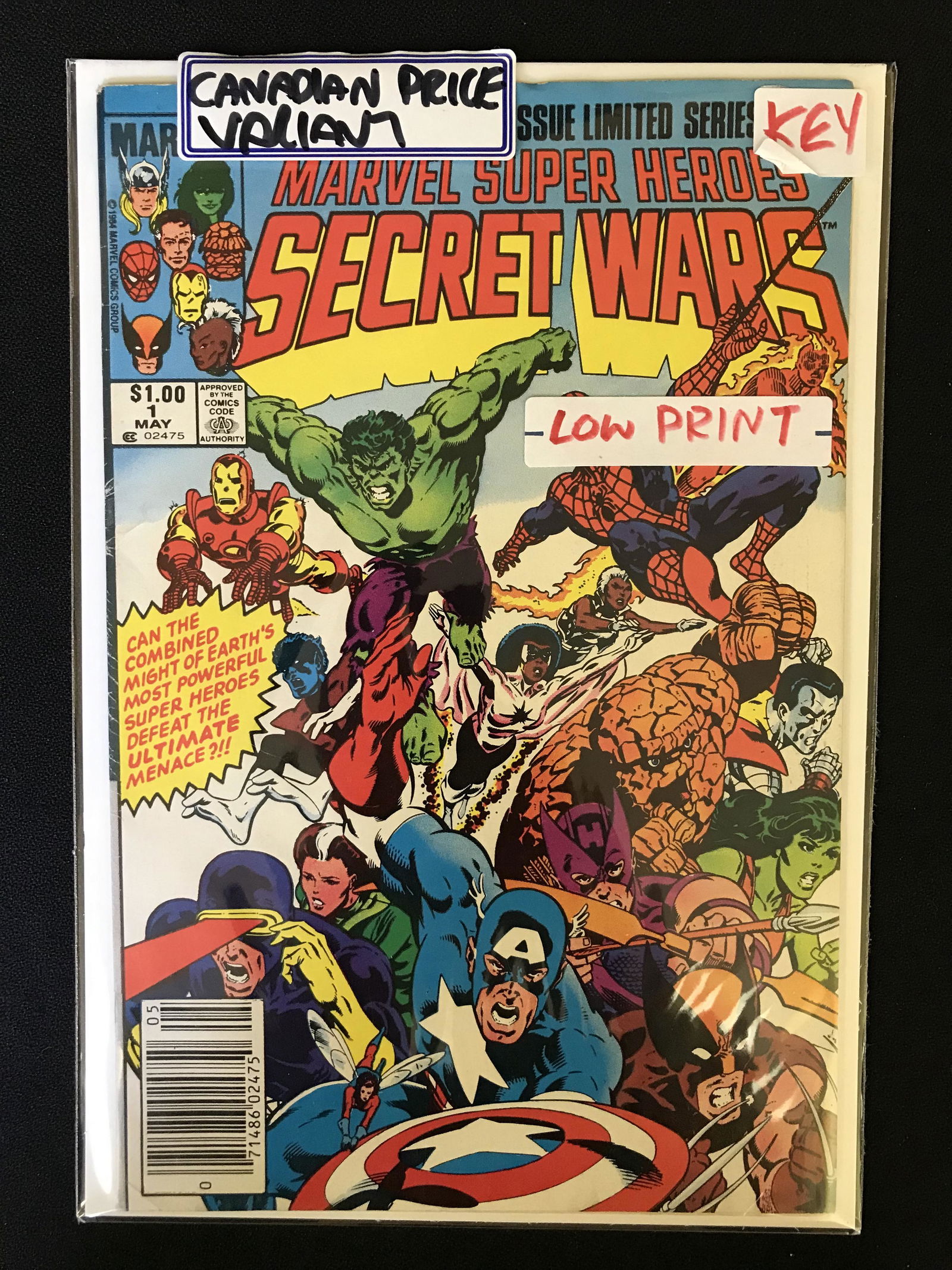 MARVEL SUPER HEROES SECRET WARS NO.1 (MARVEL COMICS) (1 of 1)