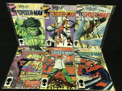 WEB OF SPIDER-MAN COMIC BOOK LOT (MARVEL COMICS): WEB OF SPIDER-MAN COMIC BOOK LOT (MARVEL COMICS)