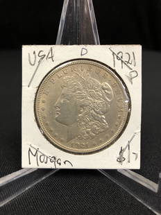 1921 US MORGAN SILVER DOLLAR (PHILADELPHIA MINT): 1921 US MORGAN SILVER DOLLAR (PHILADELPHIA MINT)