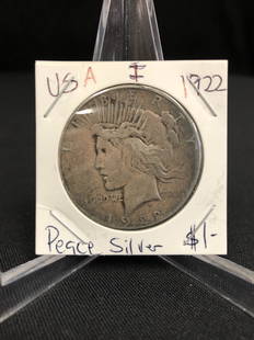 1922 US PEACE SILVER DOLLAR: 1922 US PEACE SILVER DOLLAR