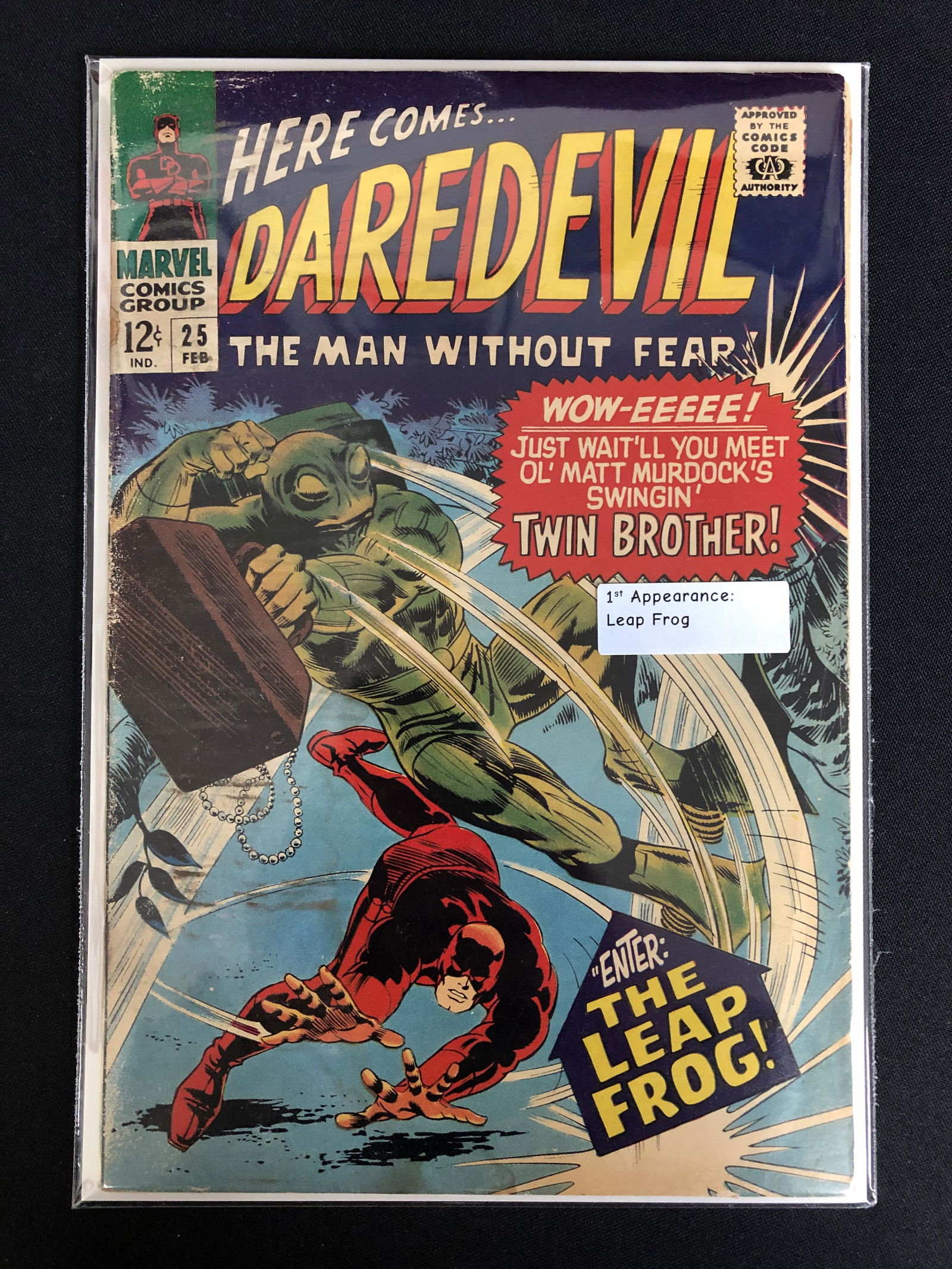 MARVEL COMICS DAREDEVIL NO.25 (1ST APP. LEAPFROG) (1 of 1)