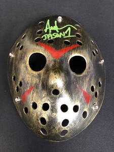 ARI LEHMAN SIGNED FRIDAY THE 13TH MASK (JSA COA)