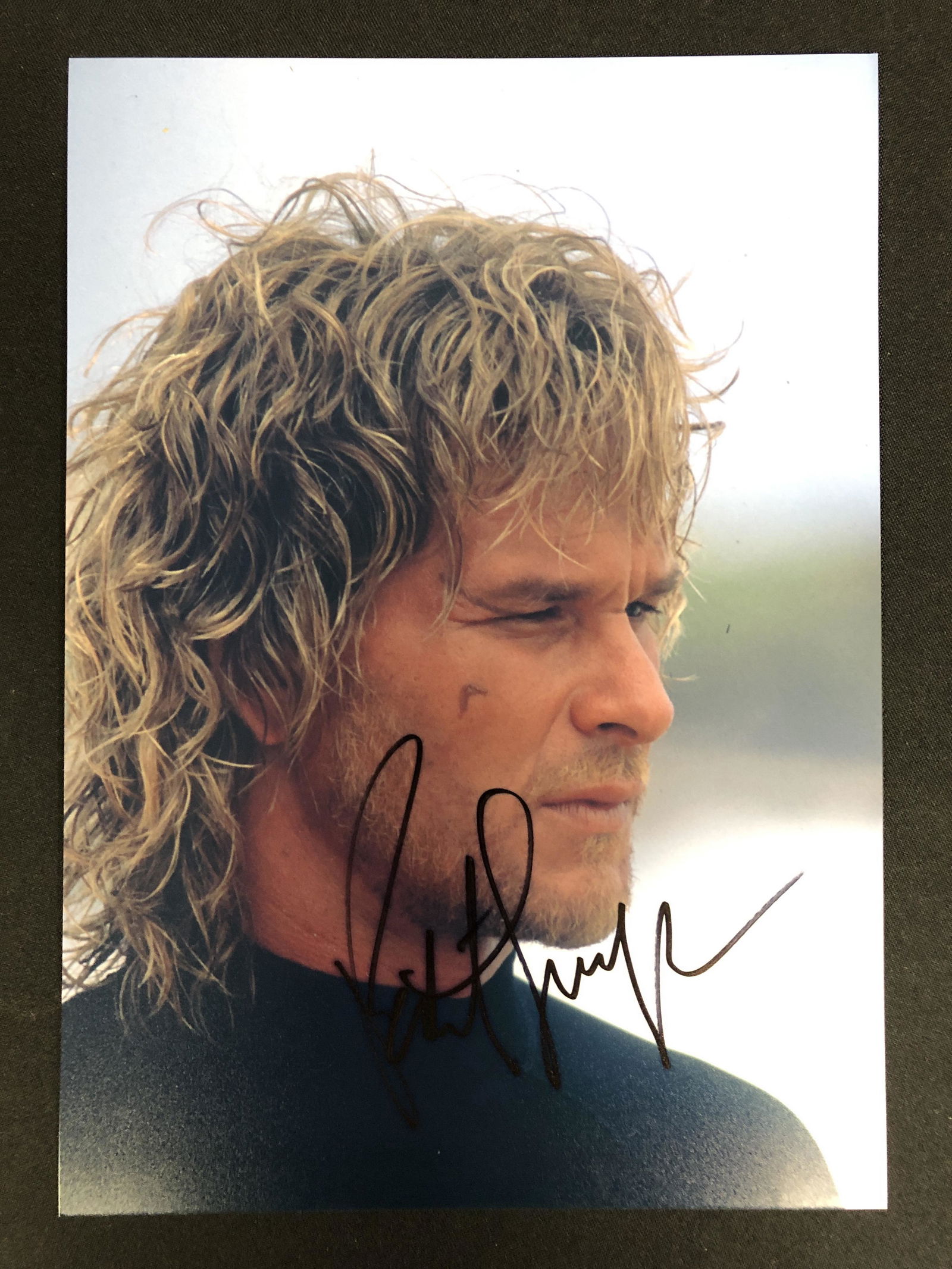 PATRICK SWAYZE SIGNED POINT BREAK 8 X 10 (RA COA) (1 of 3)