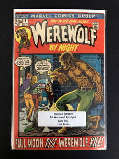 MARVEL COMICS WEREWOLF BY NIGHT NO,1: MARVEL COMICS WEREWOLF BY NIGHT NO,1