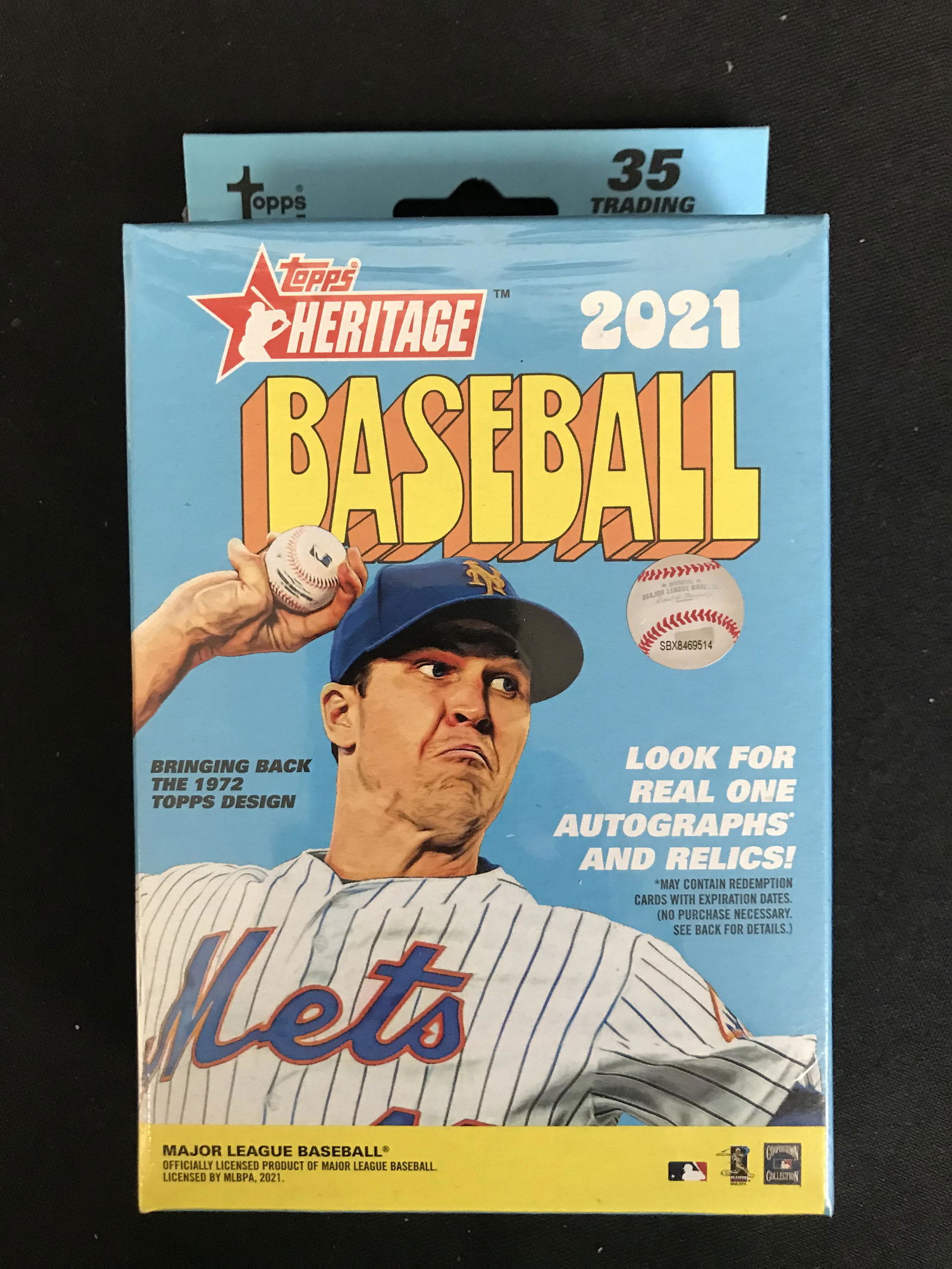 2021 TOPPS HERITAGE BASEBALL HANGER BOX (1 of 1)
