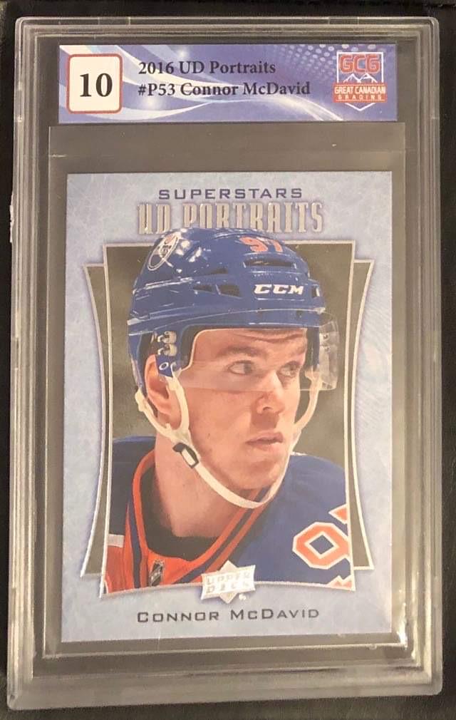 2016 UD PORTRAITS NO.P53 CONNOR MCDAVID (GCG 10) (1 of 2)