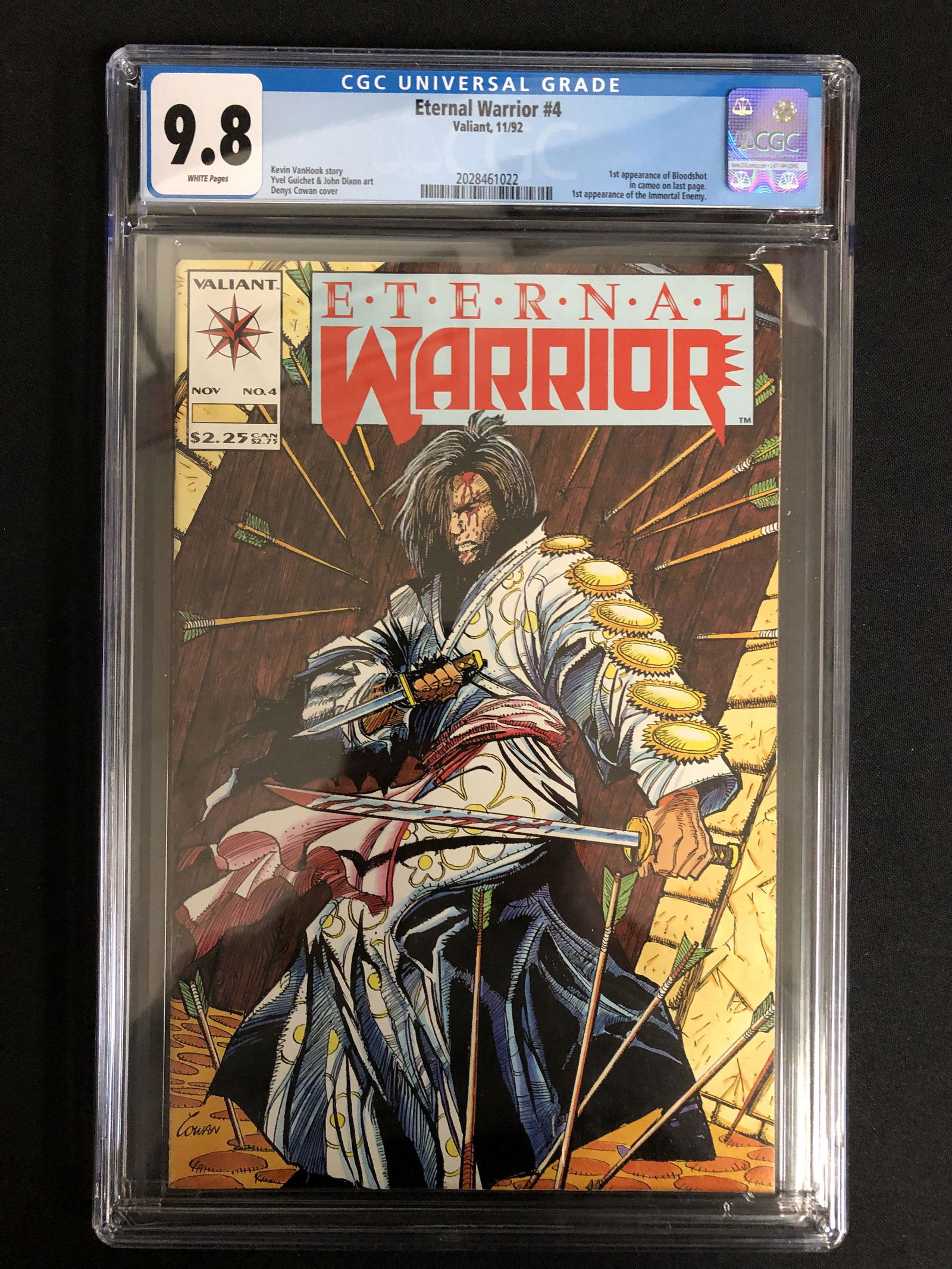 ETERNAL WARRIOR NO.4 CGC 9.8 (VALIANT COMICS, 1992) (1 of 1)