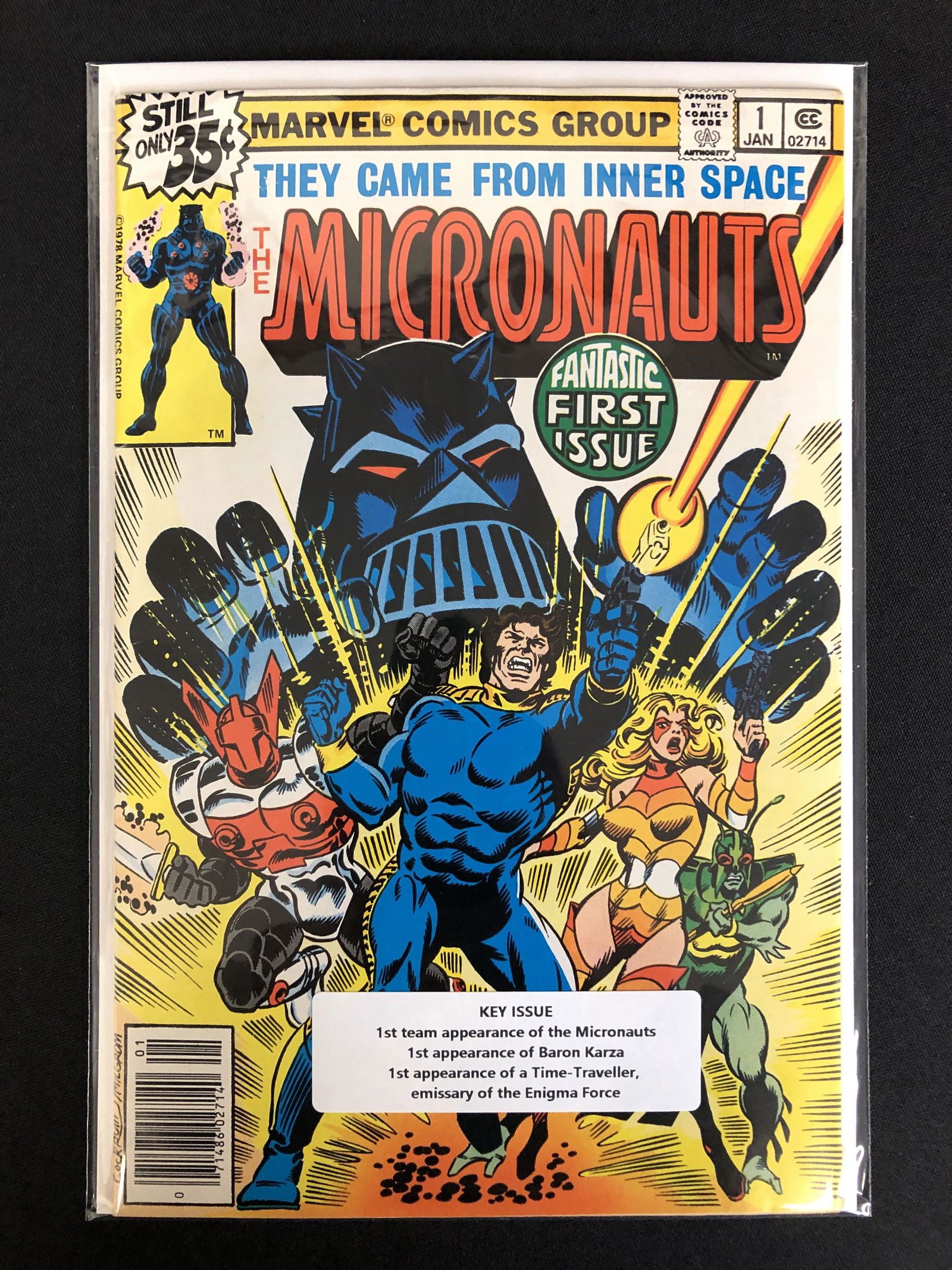 THE MICRONAUTS NO.1 (MARVEL COMICS) (1 of 1)