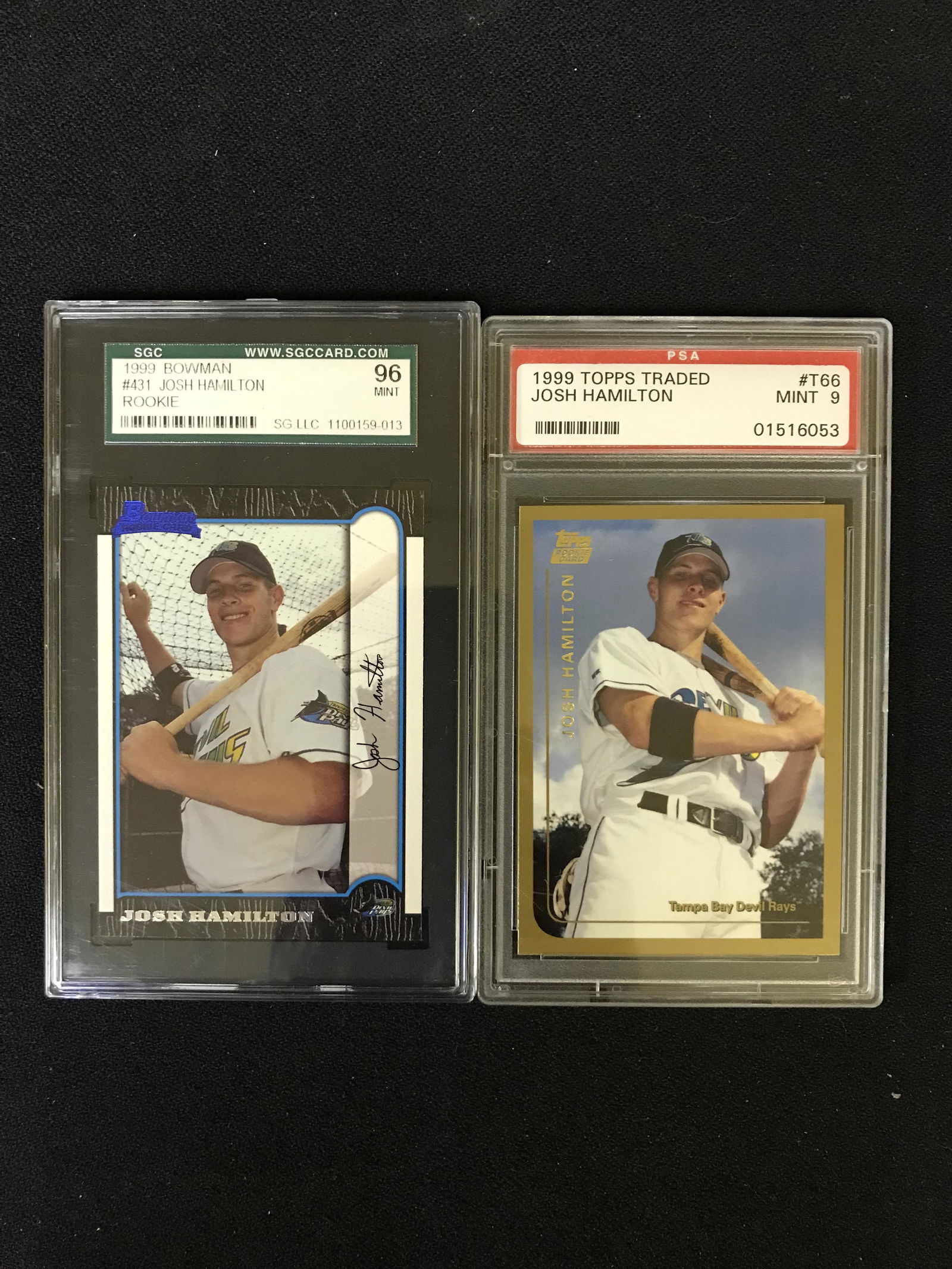 JOSH HAMILTON GRADED BASEBALL CARD (1 of 1)