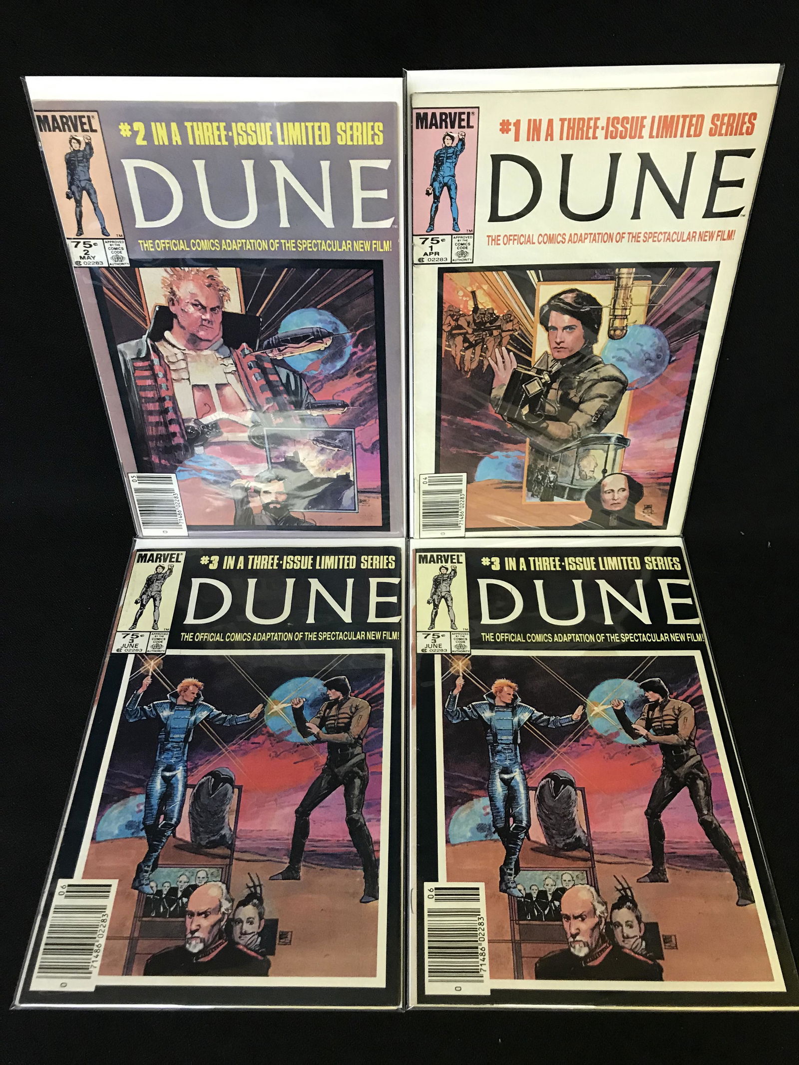DUNE NO.1-3 In a Three Issue limited Series (MARVEL COMICS) (1 of 1)