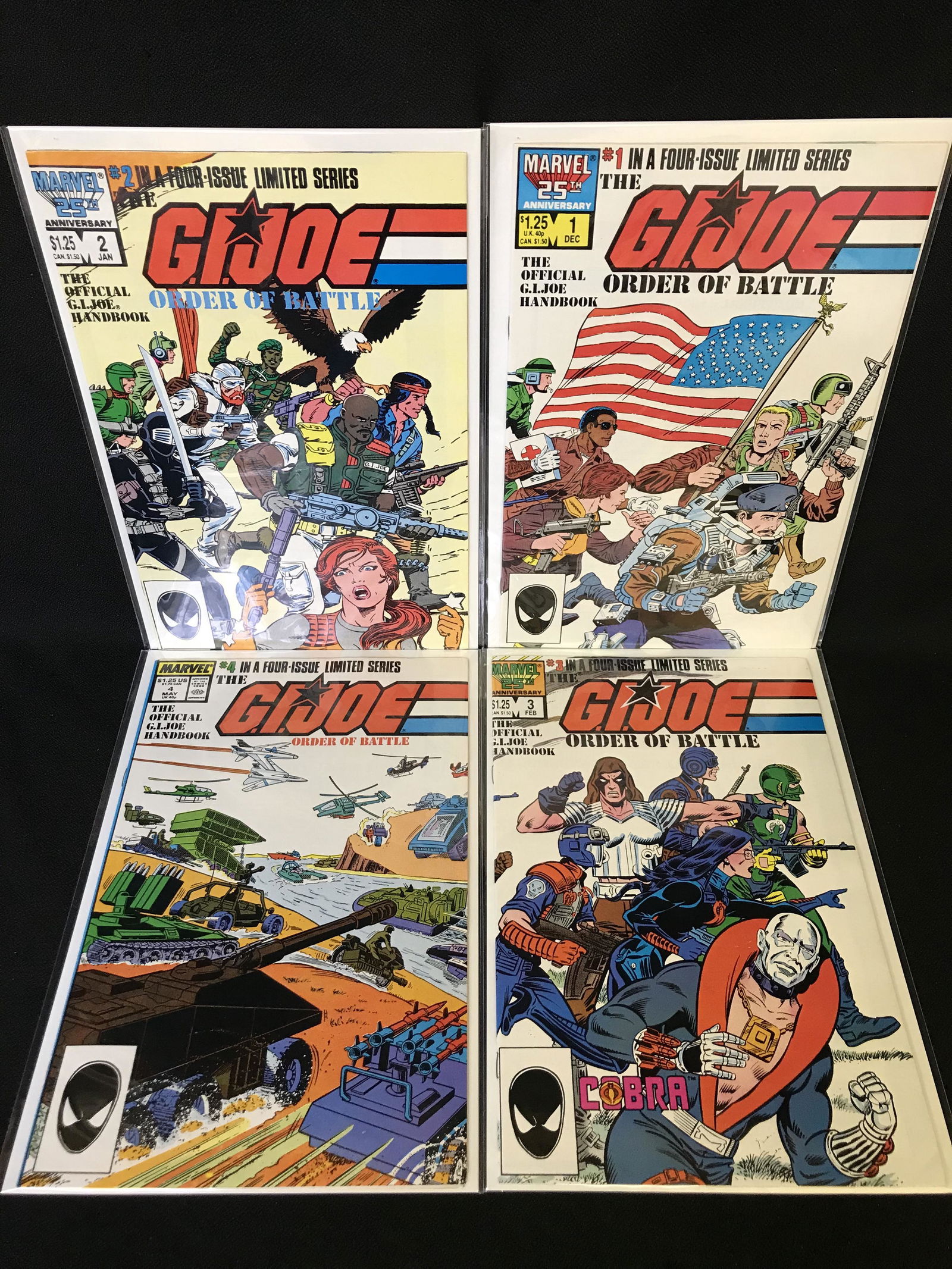 G.I JOE COMIC BOOK LOT (MARVEL COMICS) (1 of 1)