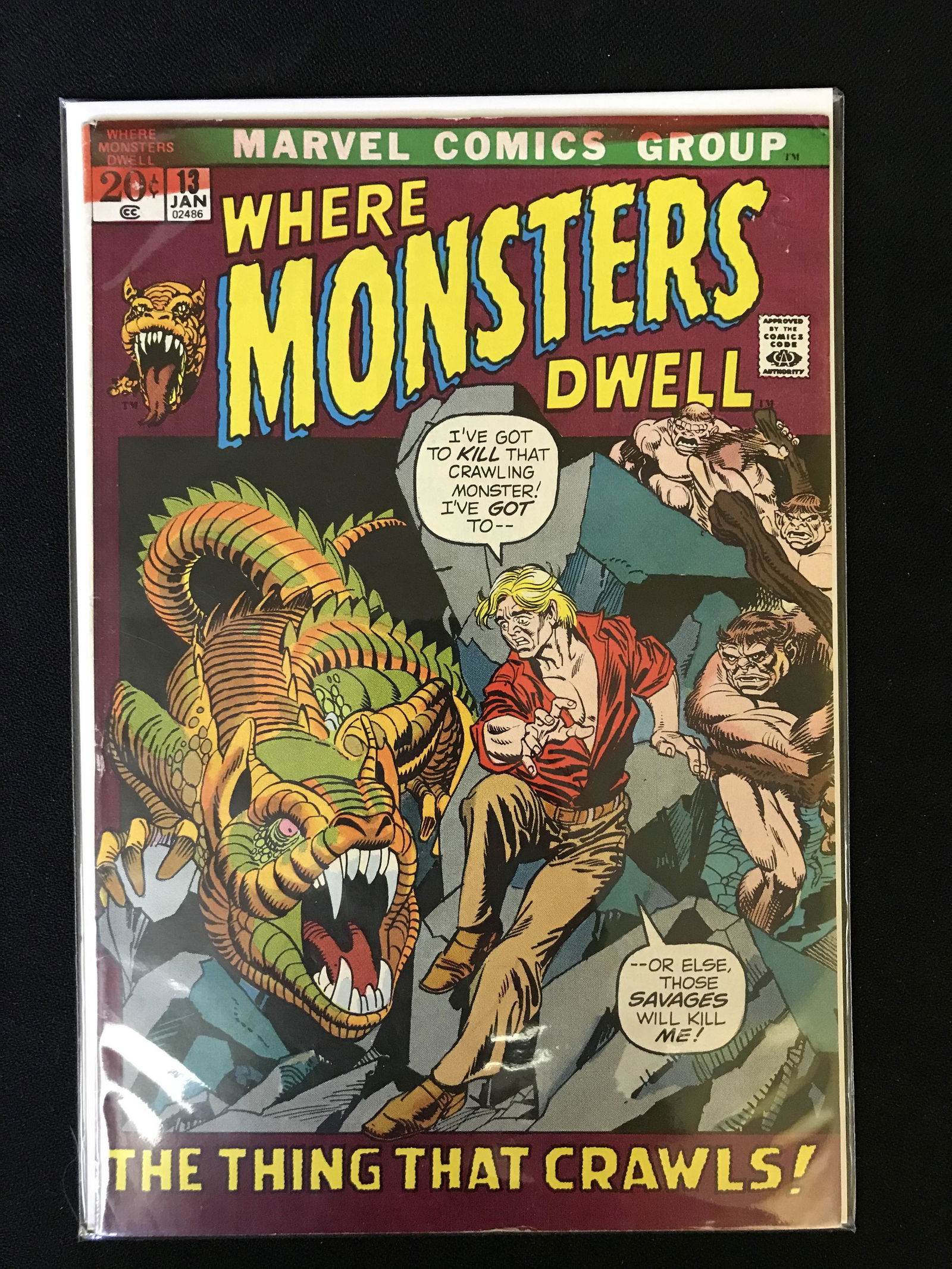WHERE MONSTERS DWELL NO.13 (MARVEL COMICS) (1 of 1)