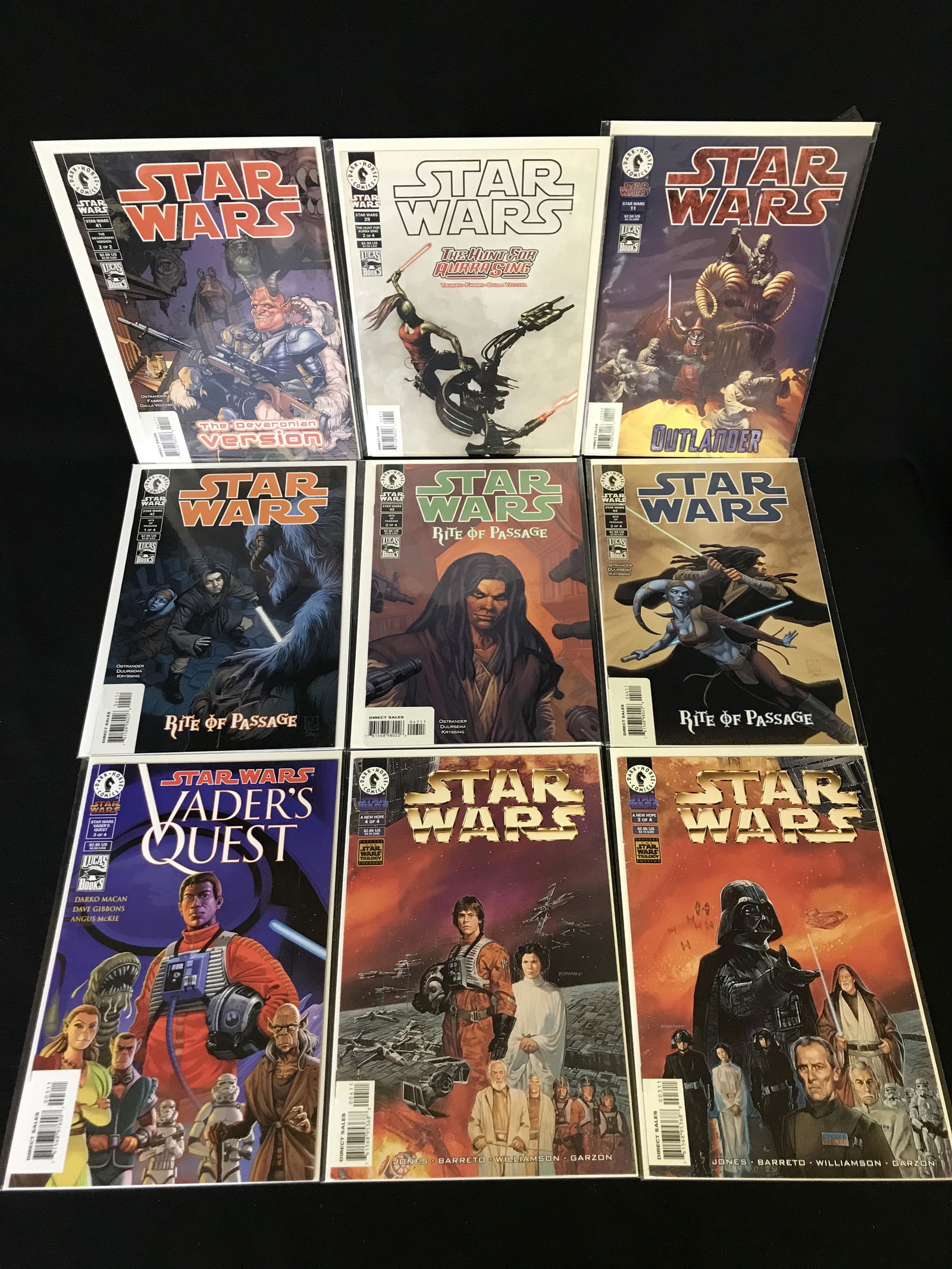 STAR WARS COMIC BOOK LOT (DARK HORSE COMICS) (1 of 1)