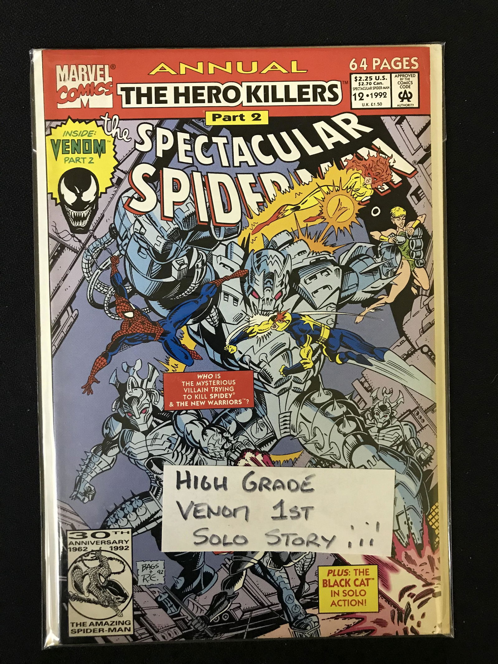 THE SPECTACULAR SPIDER-MAN NO.12 (MARVEL COMICS) Annual The Hero Killers Part 2 (1 of 1)