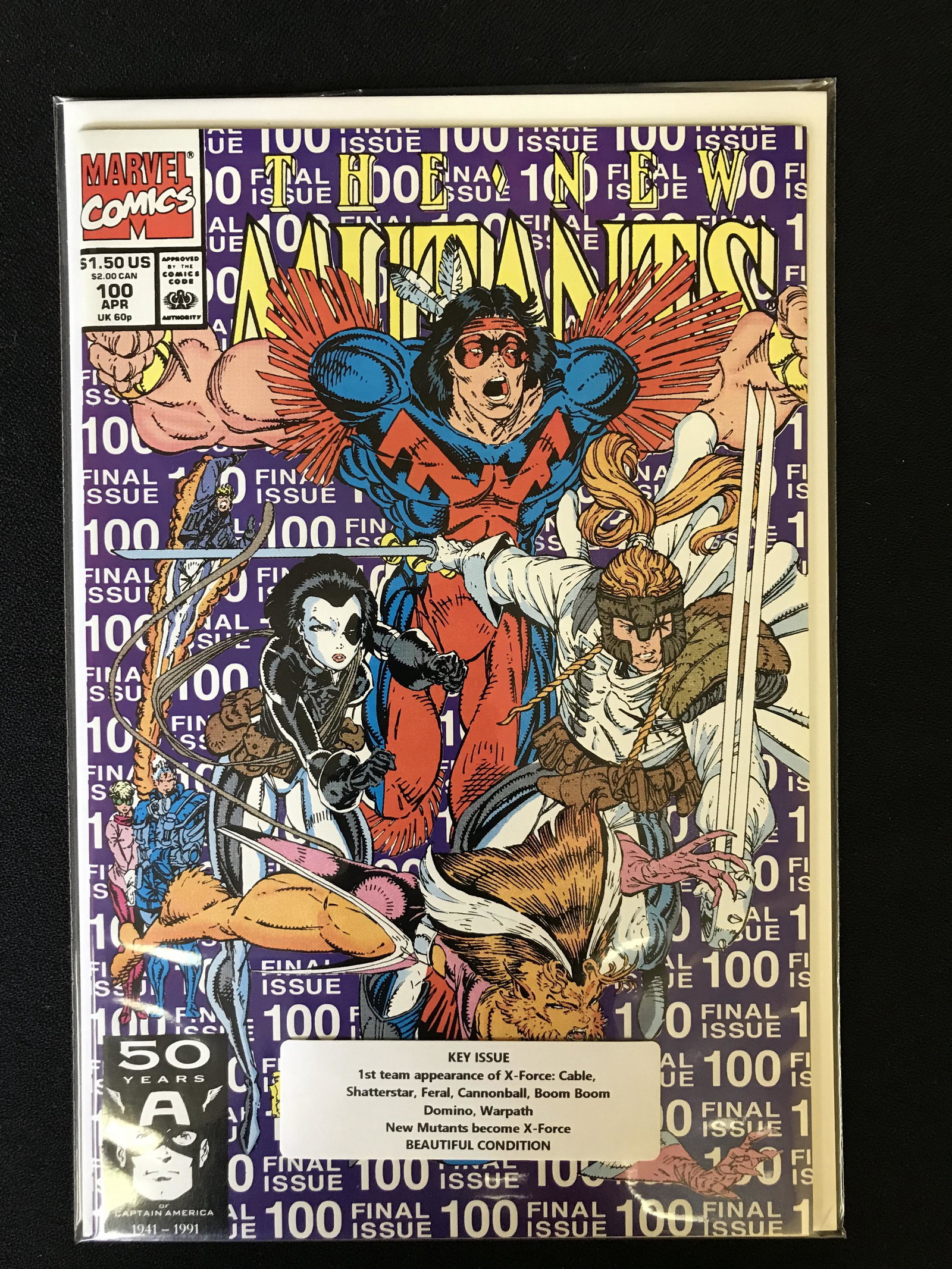 THE NEW MUTANTS NO.100 (MARVEL COMICS) (1 of 1)