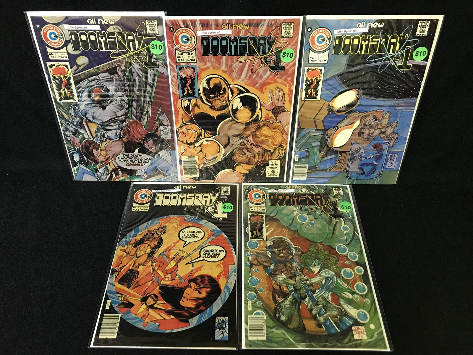 DOOMSDAY #1 COMIC BOOK LOT (CHARLTON COMICS) (1 of 1)