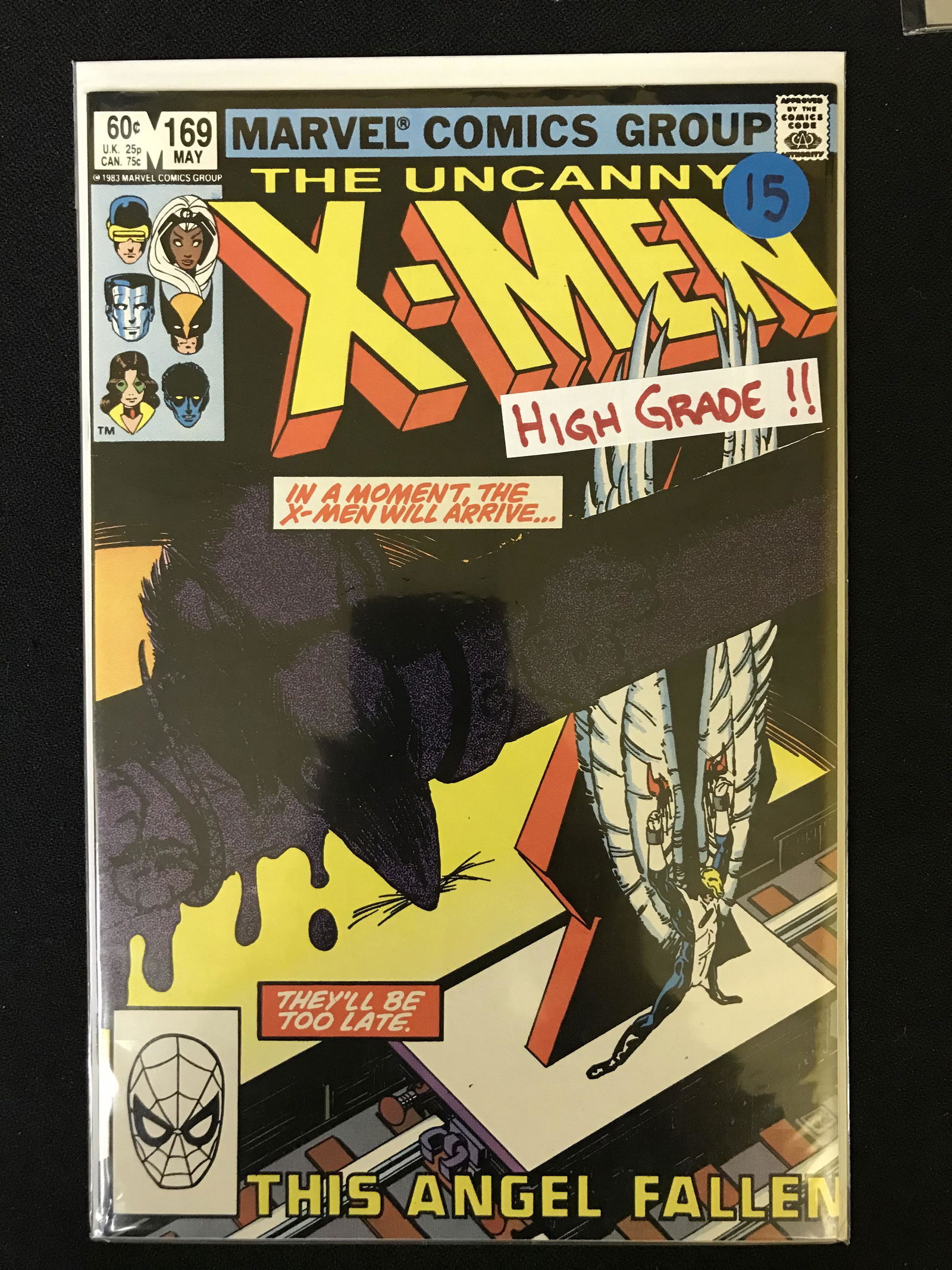 THE UNCANNY X-MEN NO.169 (MARVEL COMICS) (1 of 1)