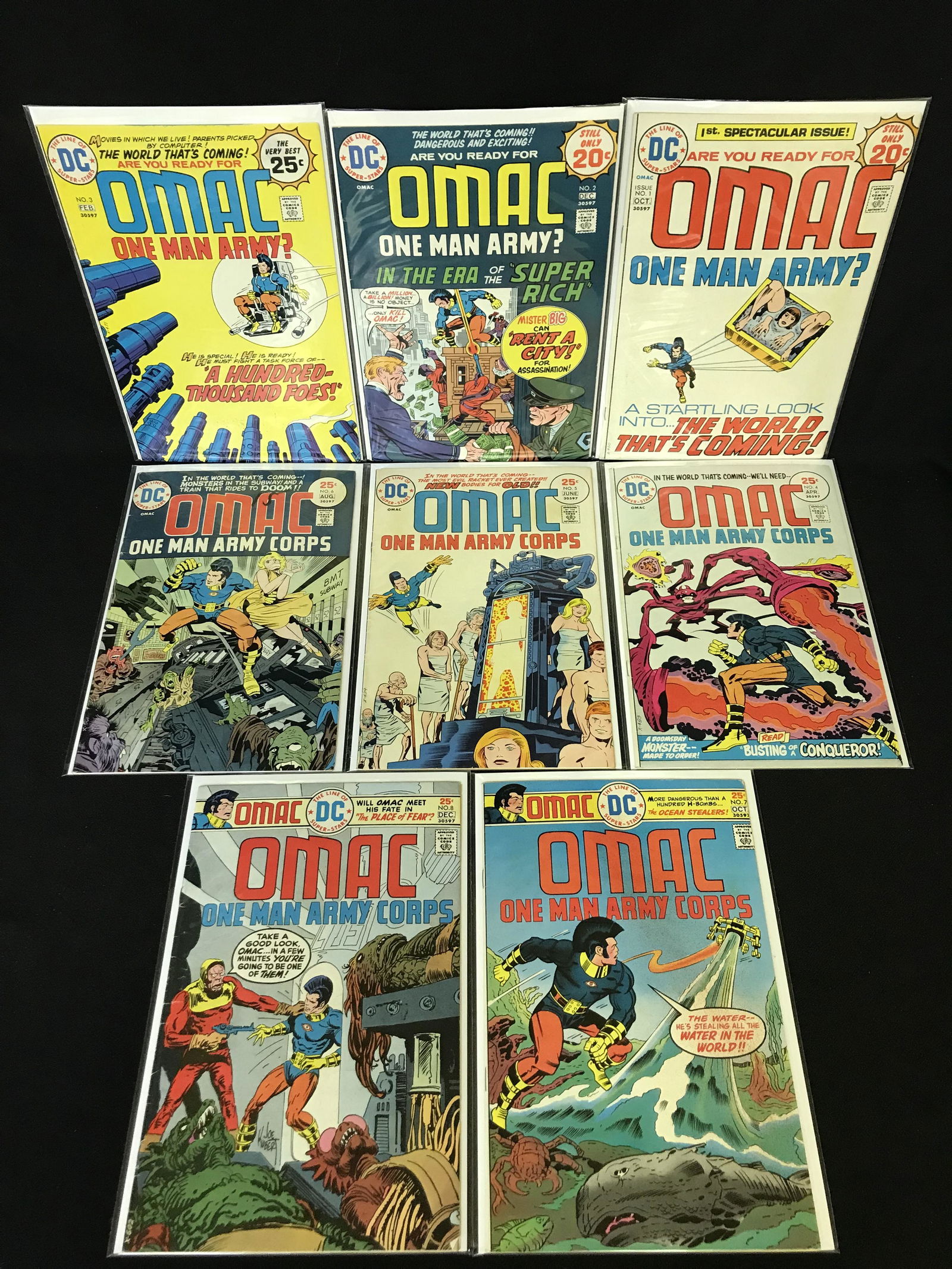 OMAC ONE MAN ARMY? COMIC BOOK LOT (DC COMICS) (1 of 1)