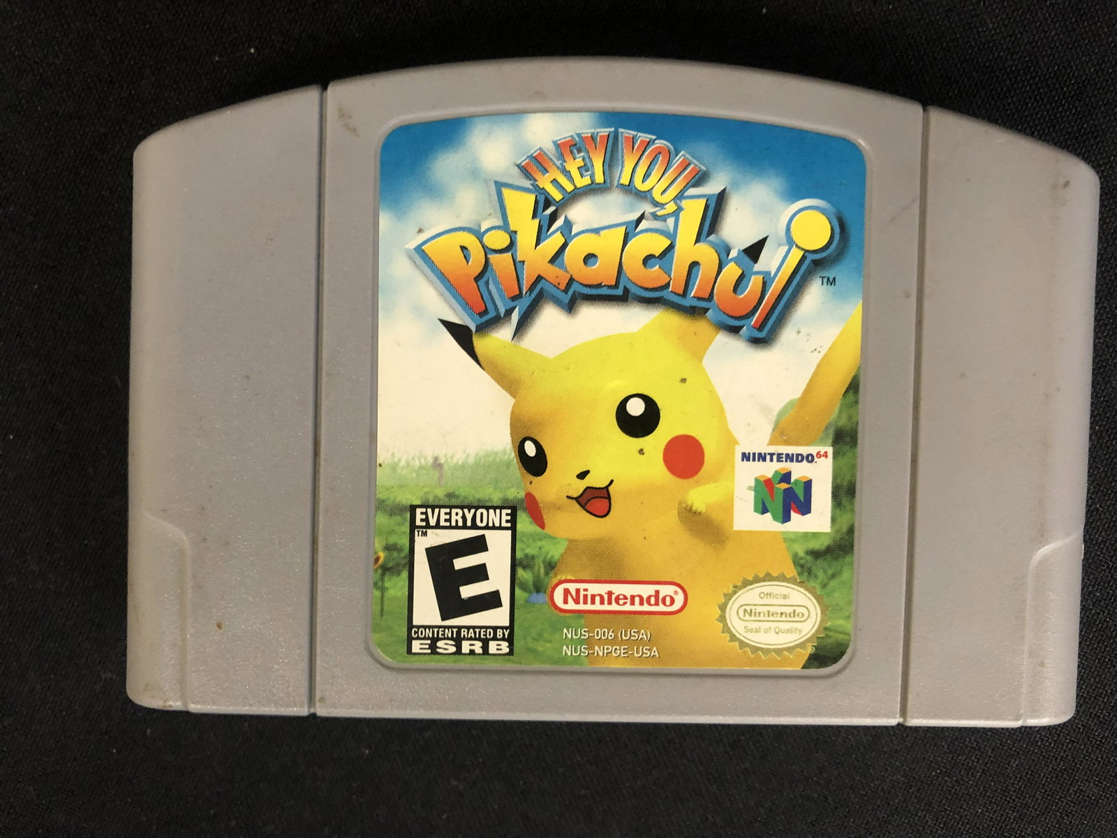 Hey You PIKACHU! NINTENDO 64 VIDEO GAME: Hey You PIKACHU! NINTENDO 64 VIDEO GAME