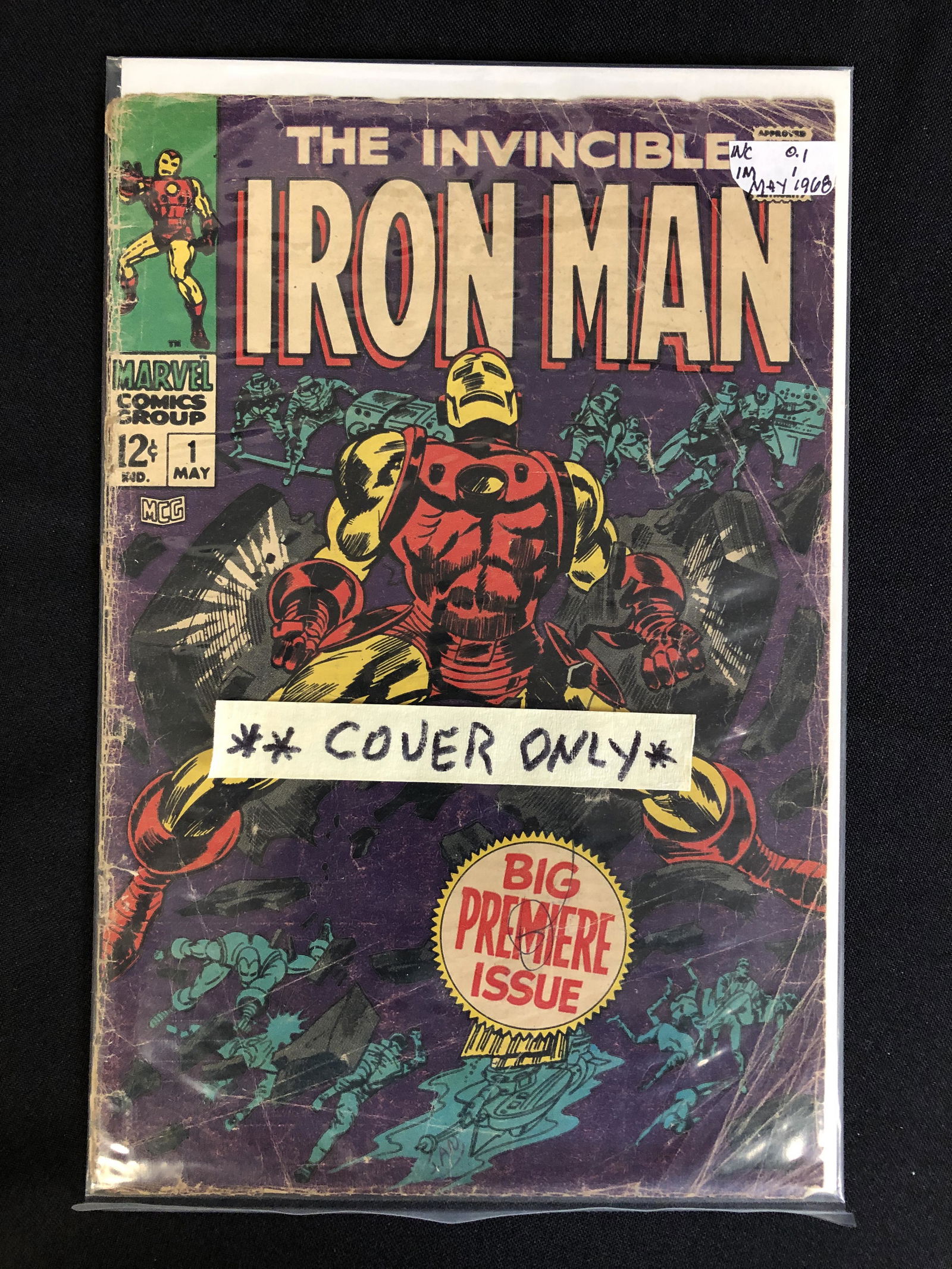 MARVEL COMICS IRON MAN NO.1 (COVER ONLY) (1 of 1)