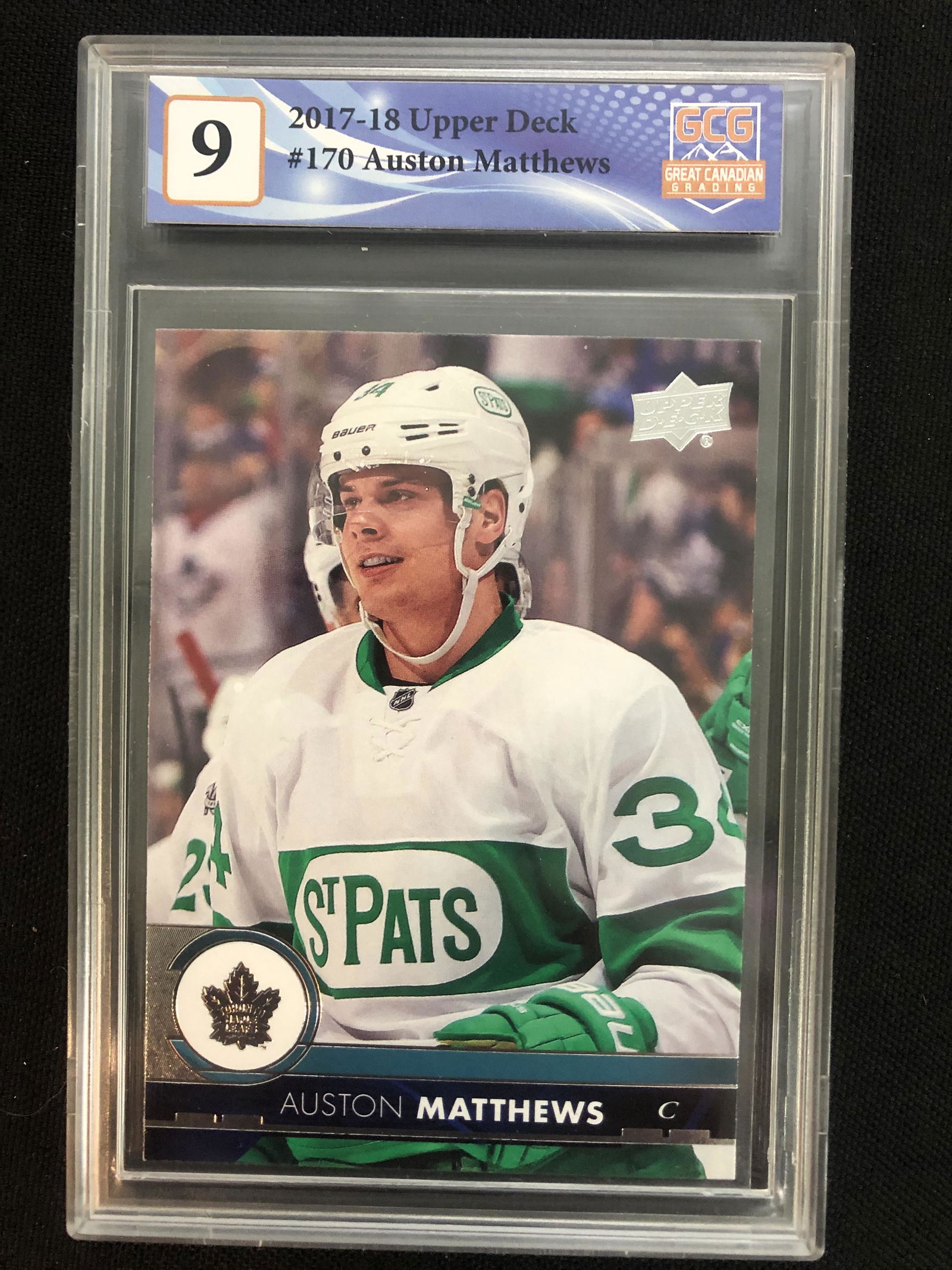 2017-18 UPPER DECK NO.170 AUSTON MATTHEWS (GCG 9) (1 of 1)