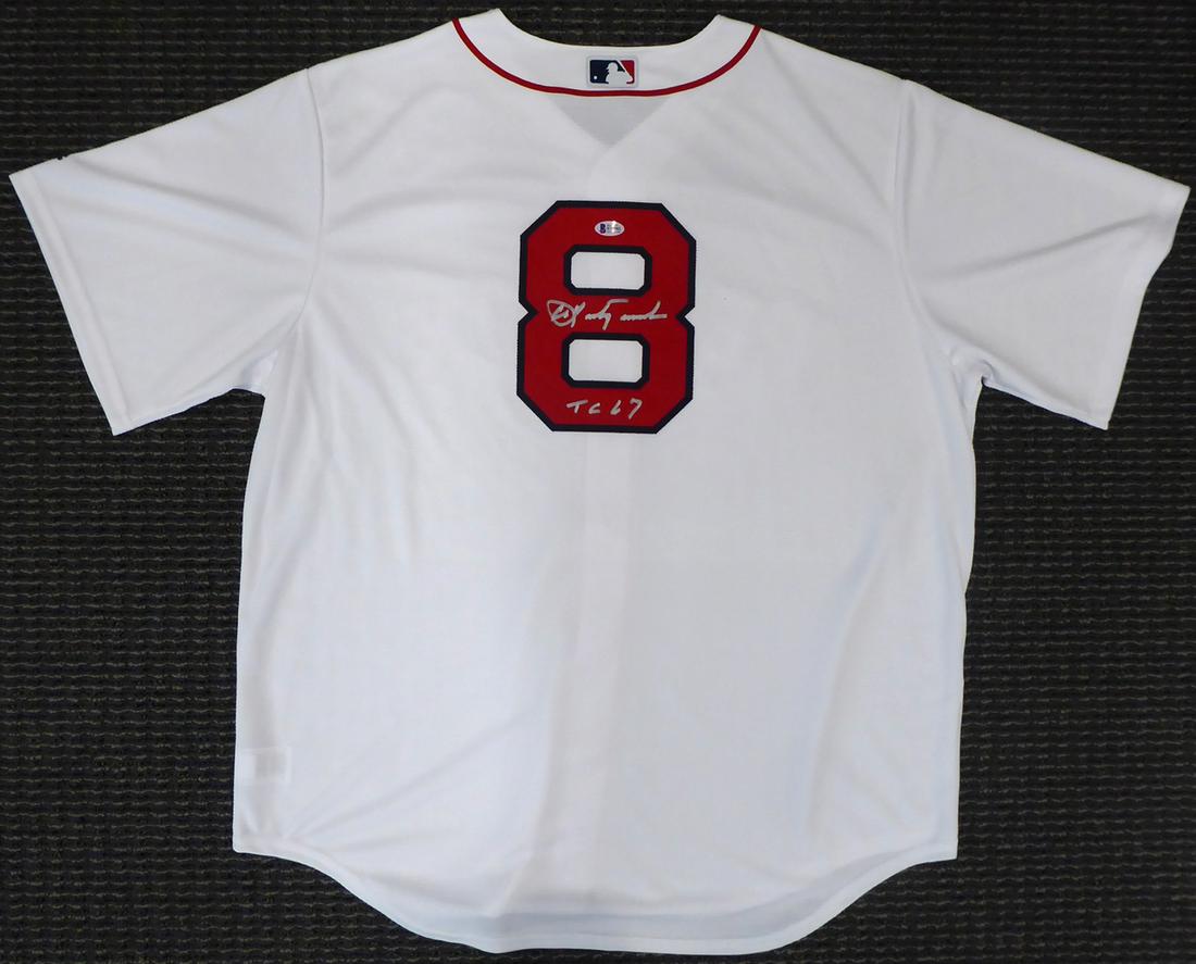 CARL YASTRZEMSKI SIGNED BOSTON RED SOX JERSEY (BECKETT COA) (1 of 4)