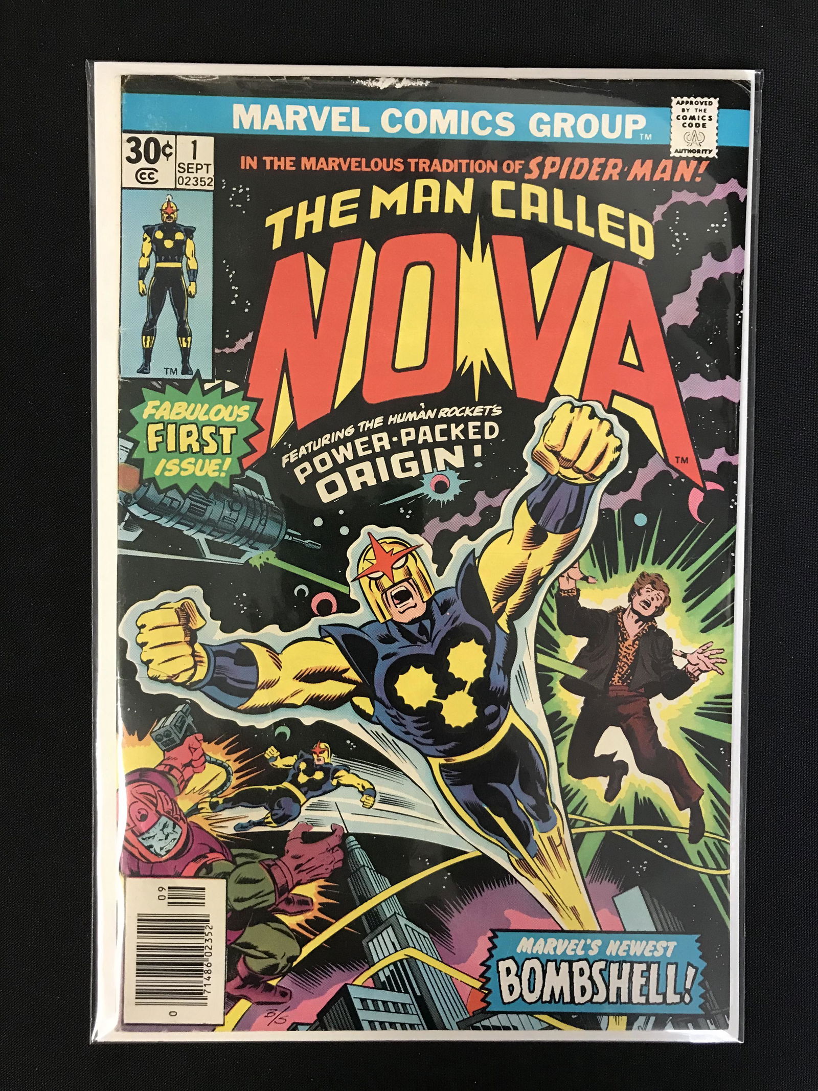 MARVEL COMICS THE MAN CALLED NOVA NO.1 (1ST APP. NOVA) (1 of 1)