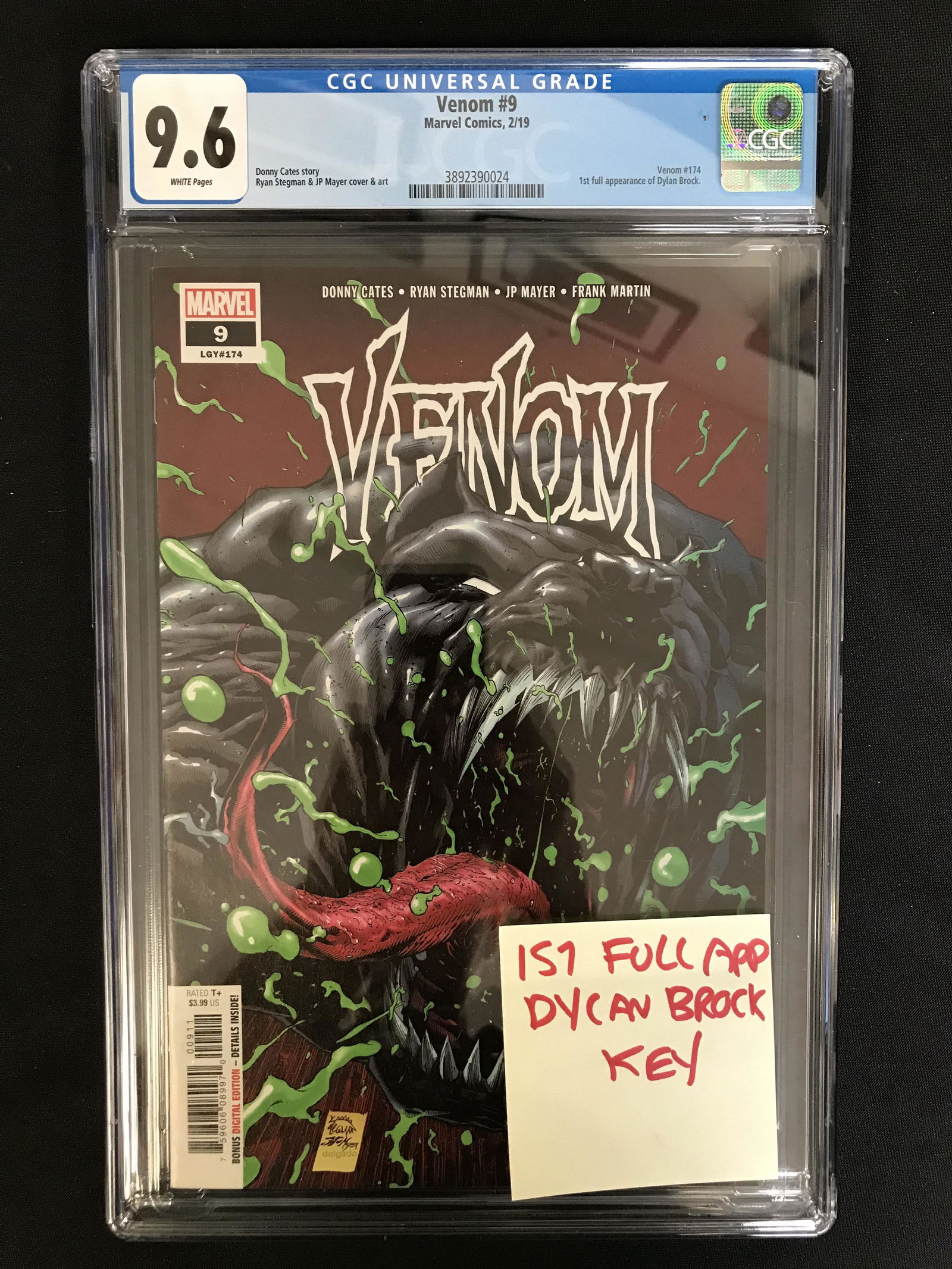 VENOM NO.9 CGC 9.6 (MARVEL COMICS, 2019) (1 of 1)