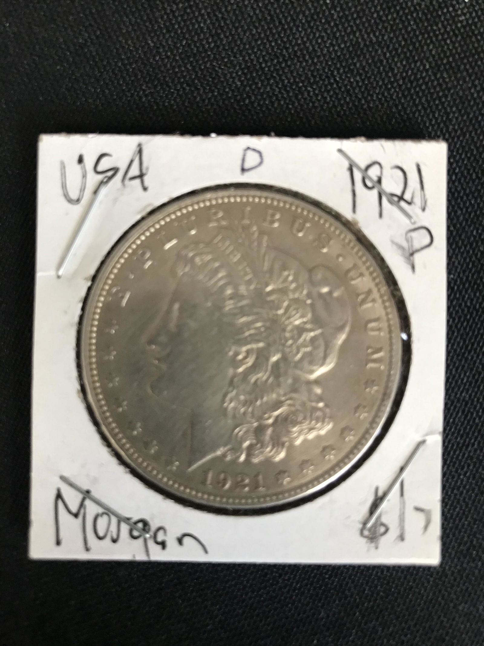 1921 1922 US MORGAN SILVER DOLLAR PHILADELPHIA MINT (1 of 1)