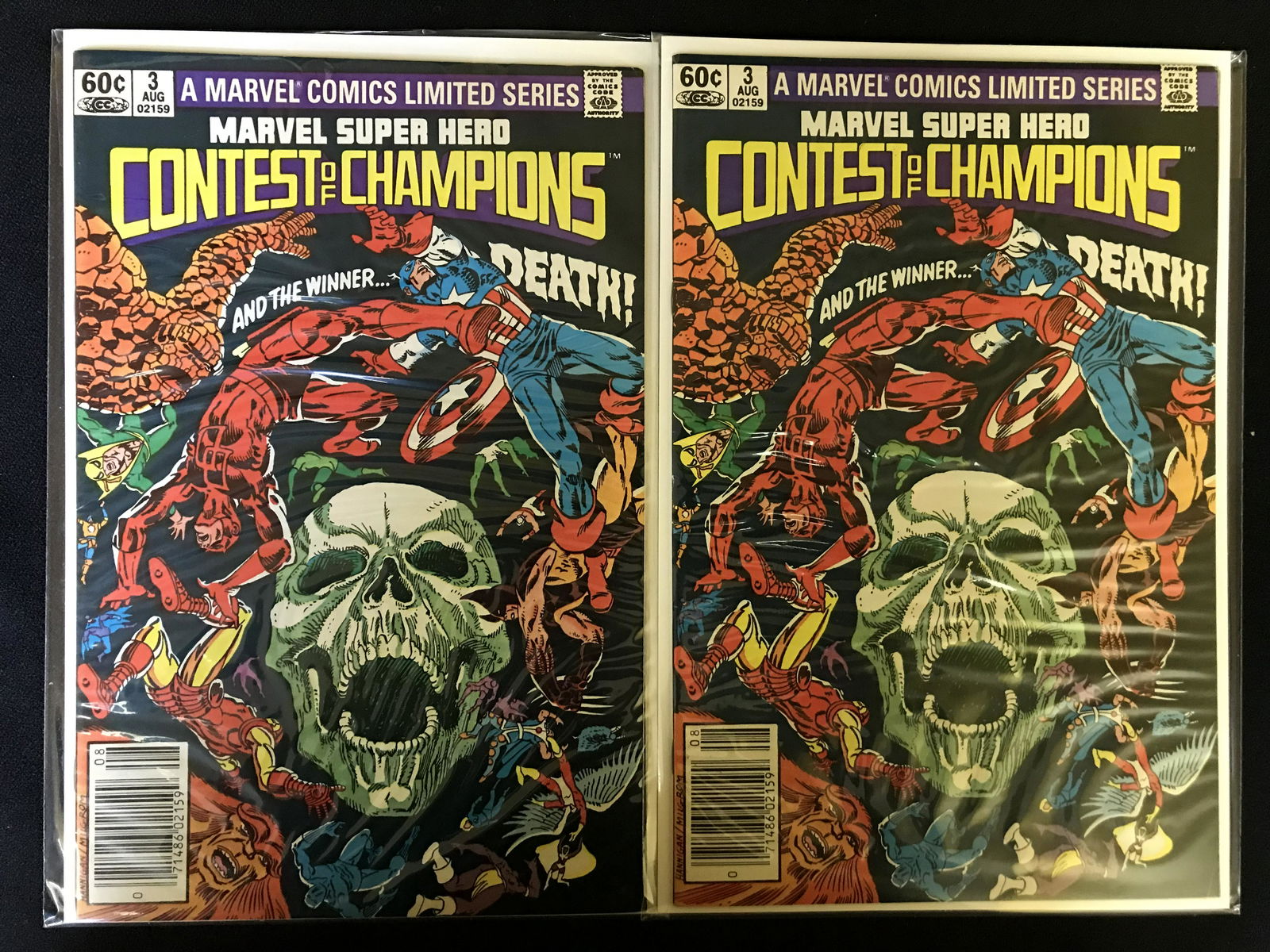Marvel Super Hero CONTEST of CHAMPIONS NO.3 (MARVEL COMICS) X2 (1 of 1)