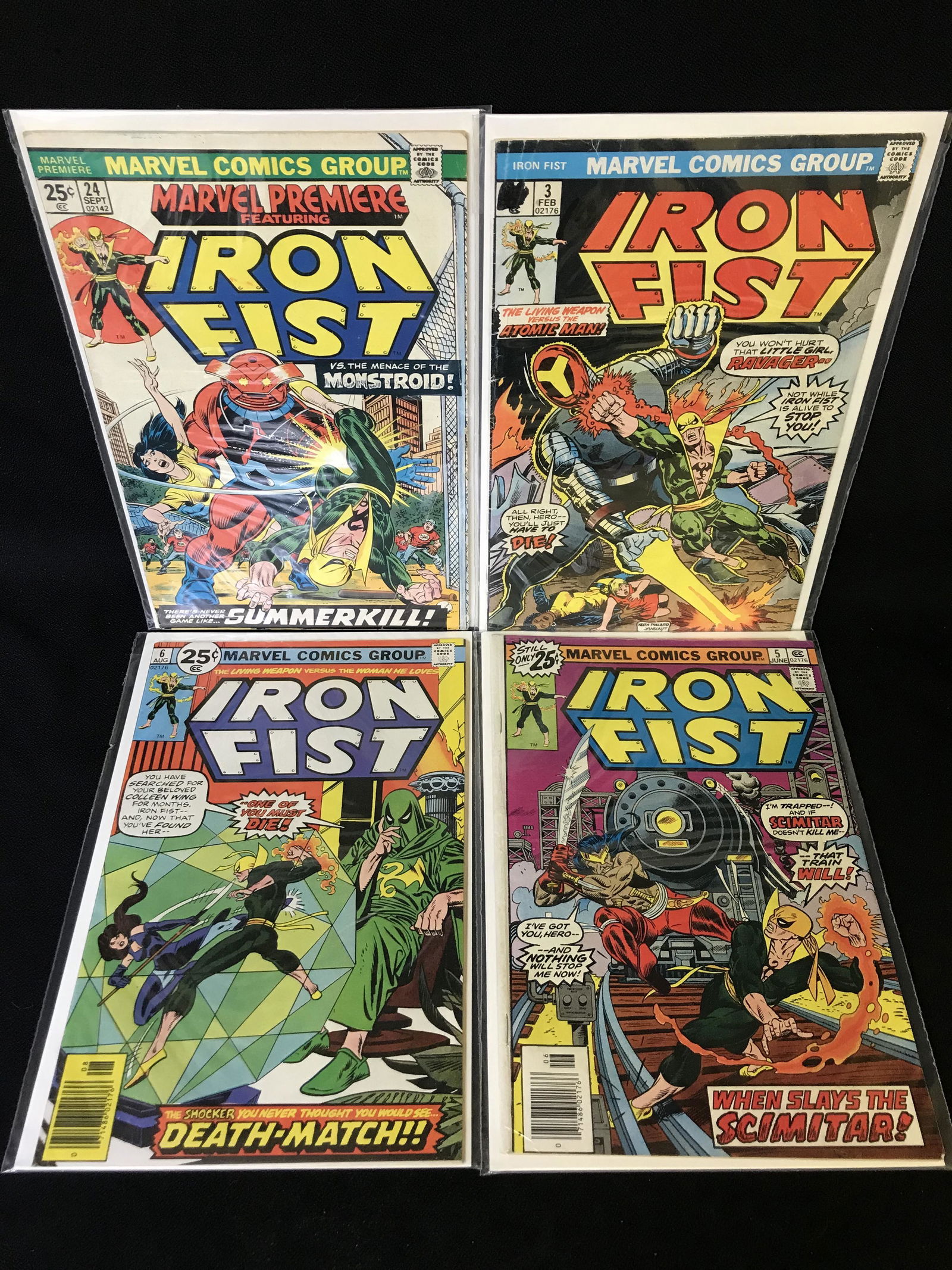 IRON FIST COMIC BOOK LOT (MARVEL COMICS) (1 of 1)