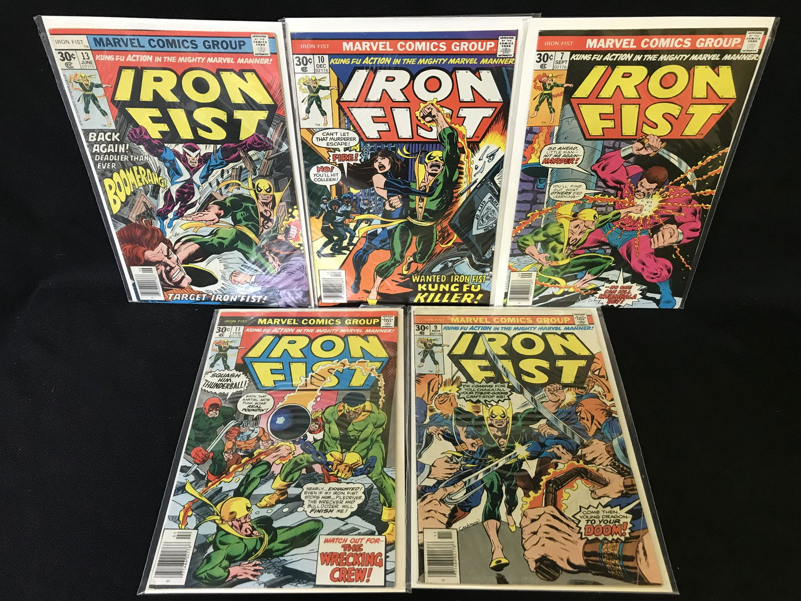 IRON FIST COMIC BOOK LOT (MARVEL COMICS) (1 of 1)