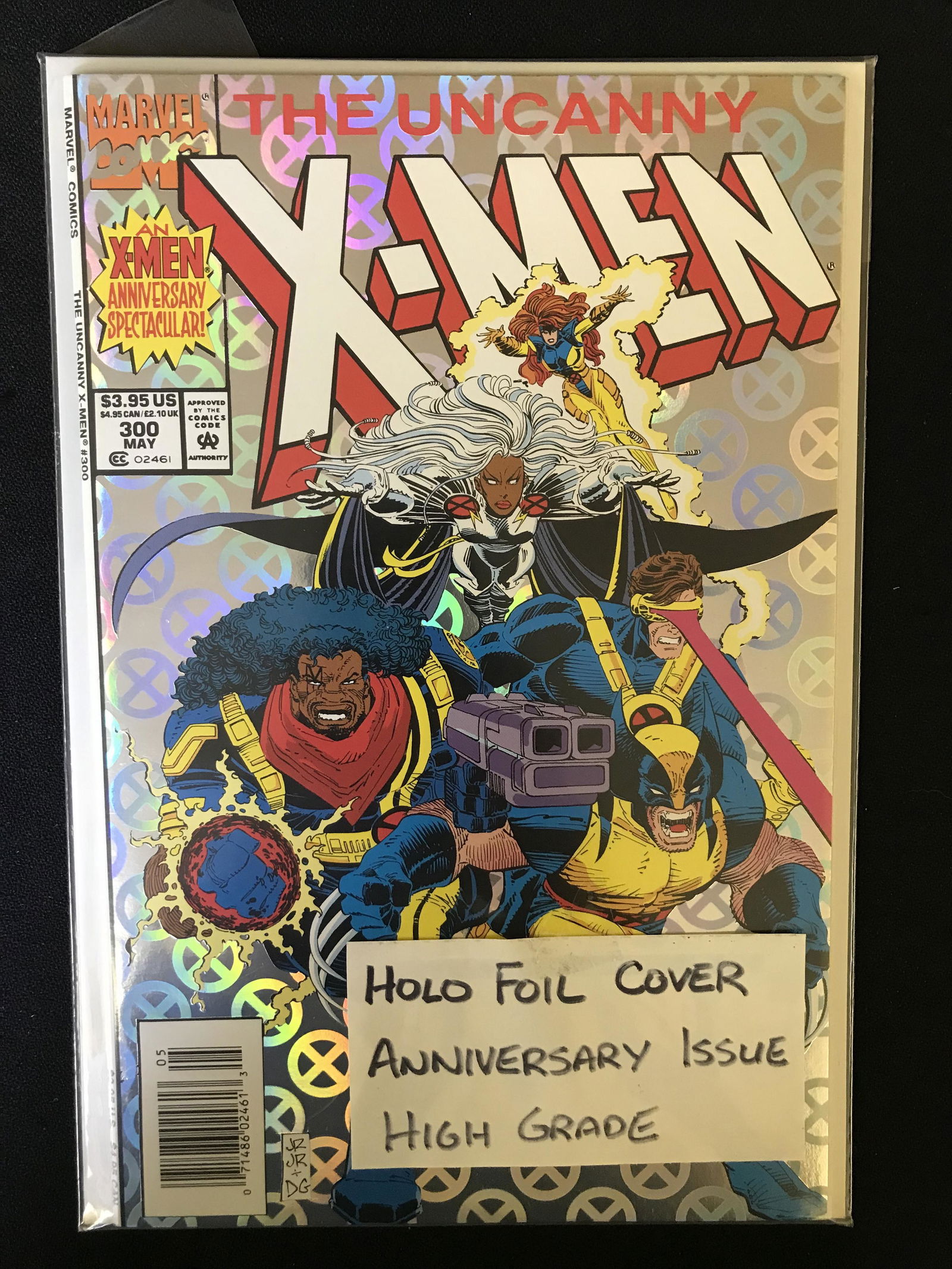 THE UNCANNY X-MEN NO.300 (MARVEL COMICS) Holo Foil Cover Anniversary Issue! (1 of 1)