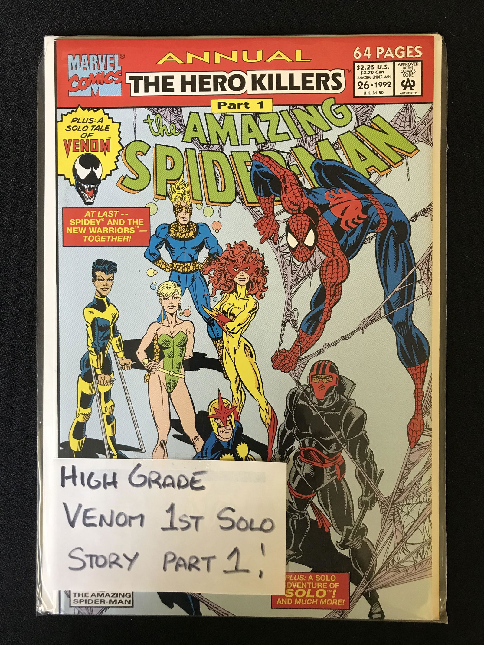 THE AMAZING SPIDER-MAN NO.26 (MARVEL COMICS) Annual The Hero Killers Part 1 (1 of 1)