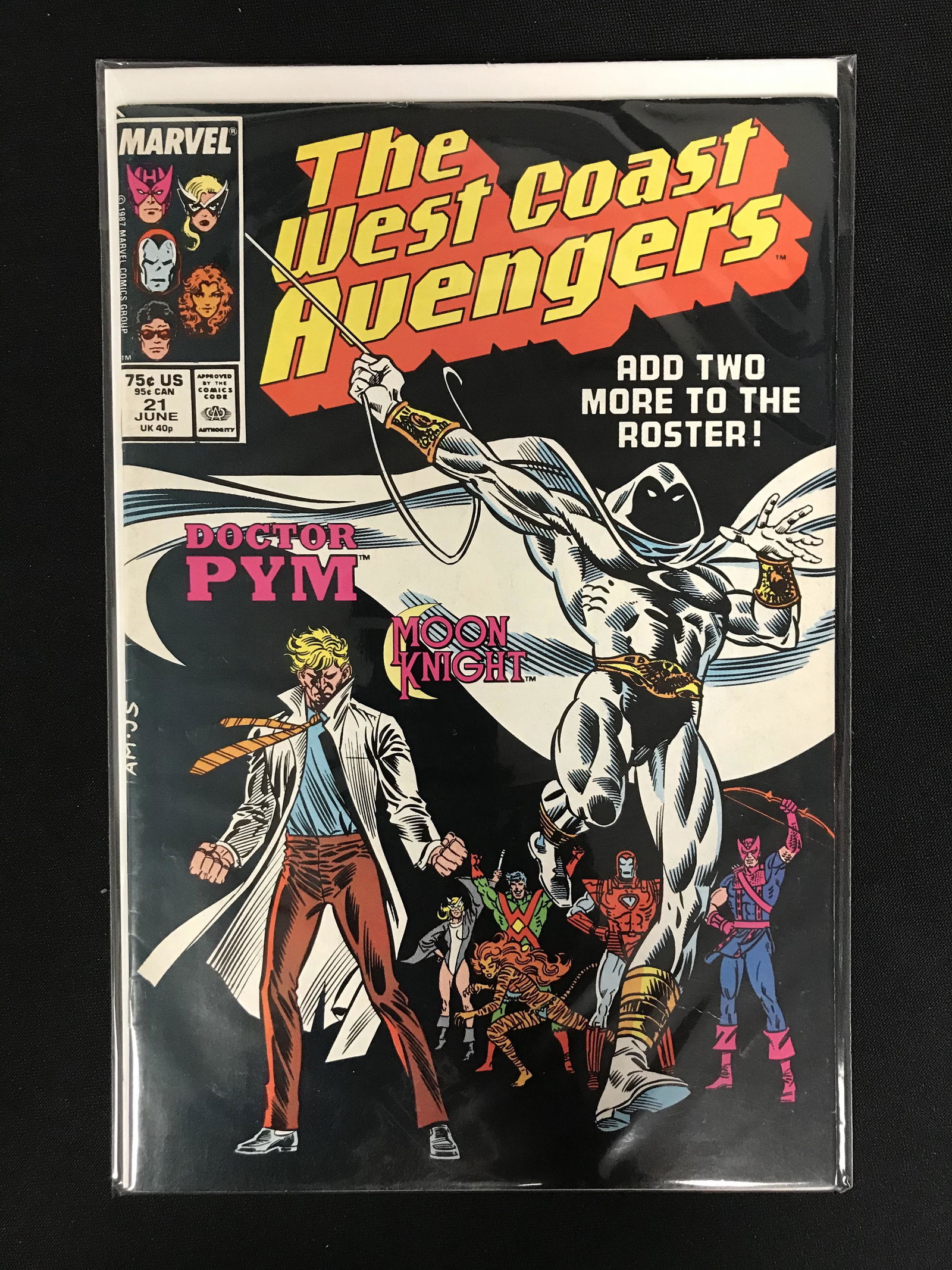 THE WEST COAST AVENGERS NO.21 (MARVEL COMICS) (1 of 1)