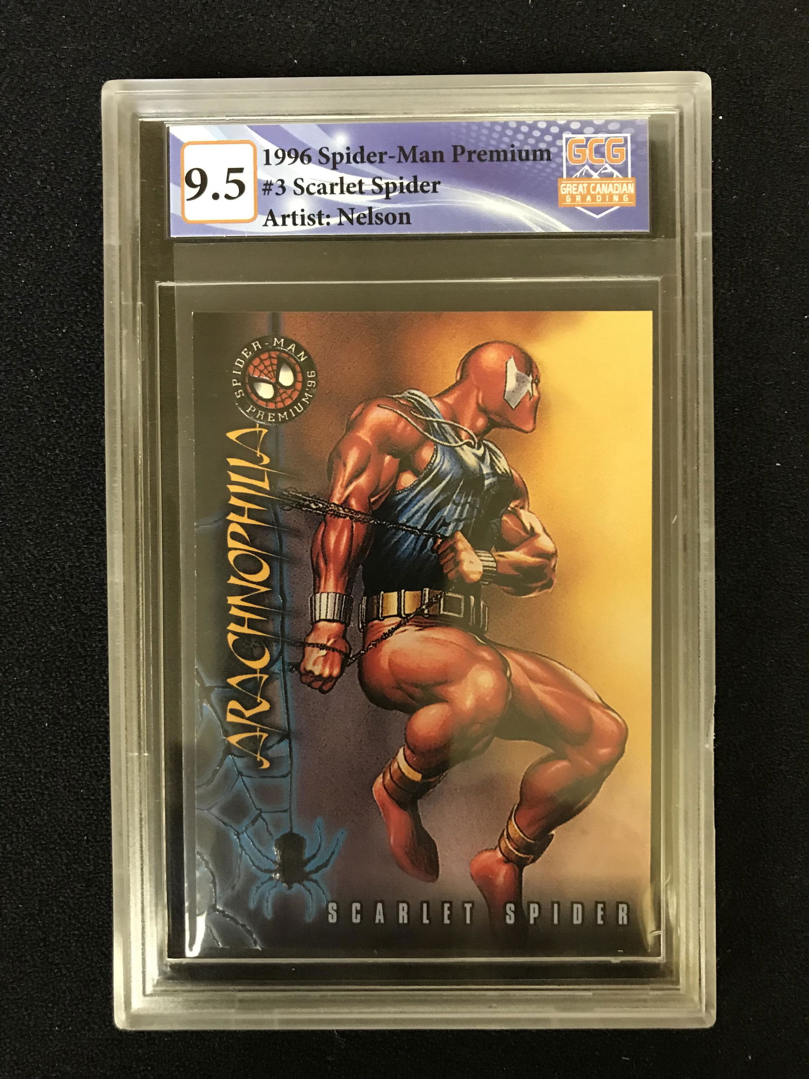 1996 SPIDER-MAN PREMIUM NO.3 SCARLET SPIDER Artist: NELSON (GCG 9.5): 1996 SPIDER-MAN PREMIUM NO.3 SCARLET SPIDER Artist: NELSON (GCG 9.5)