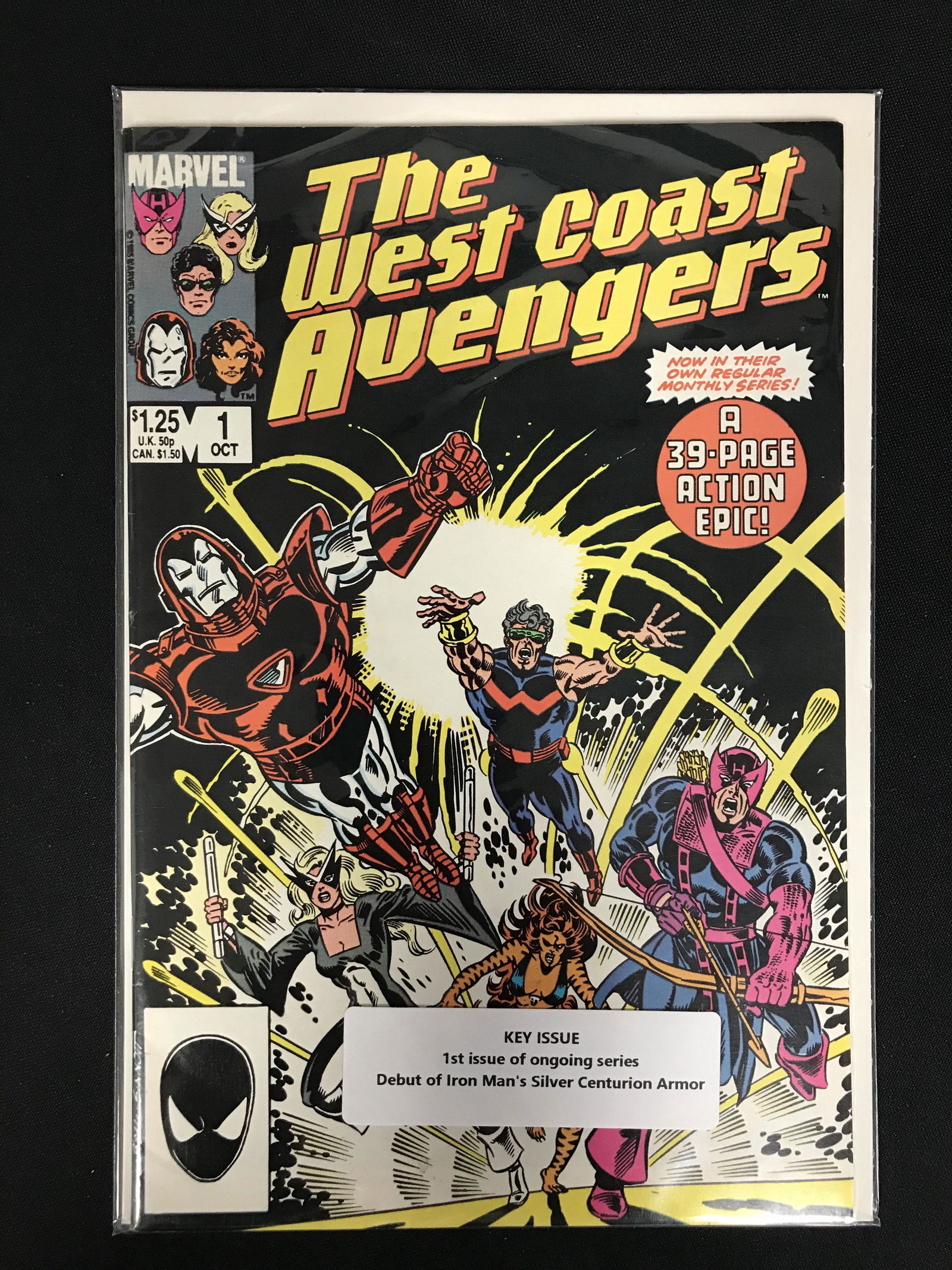 THE WEST COAST AVENGERS NO.1 (MARVEL COMICS) (1 of 1)