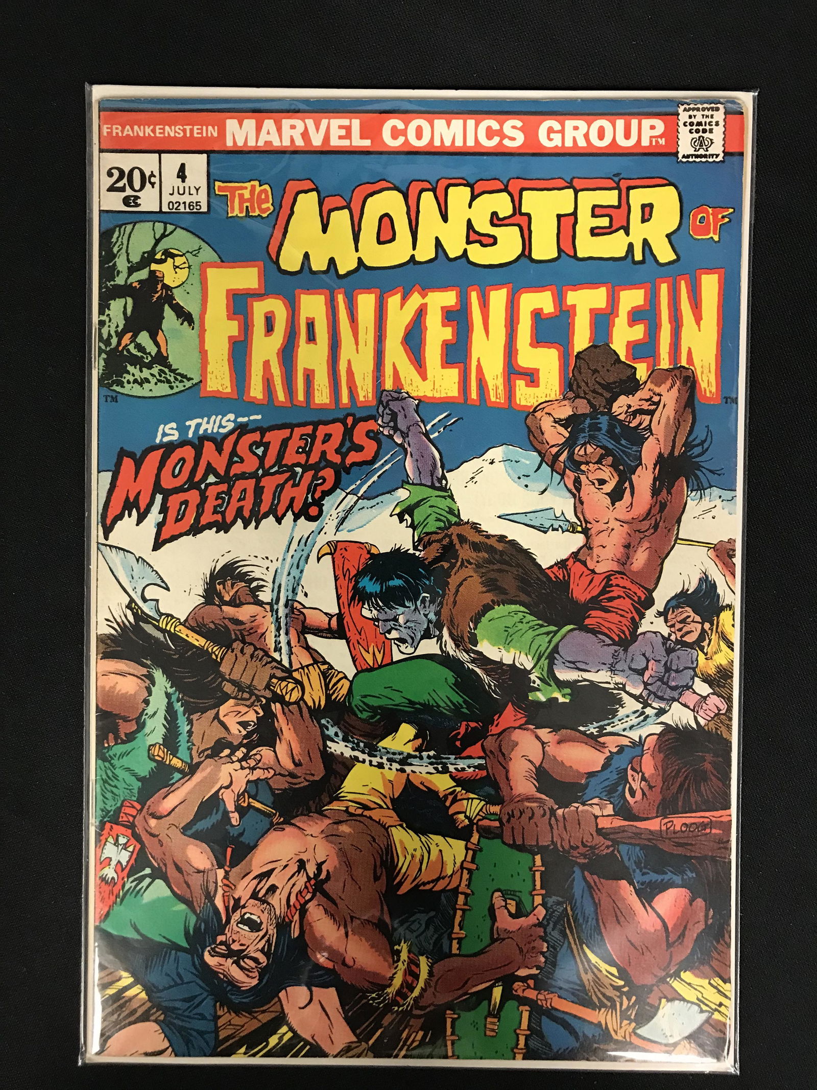 THE MONSTER OF FRANKENSTEIN NO.4 (MARVEL COMICS) (1 of 1)