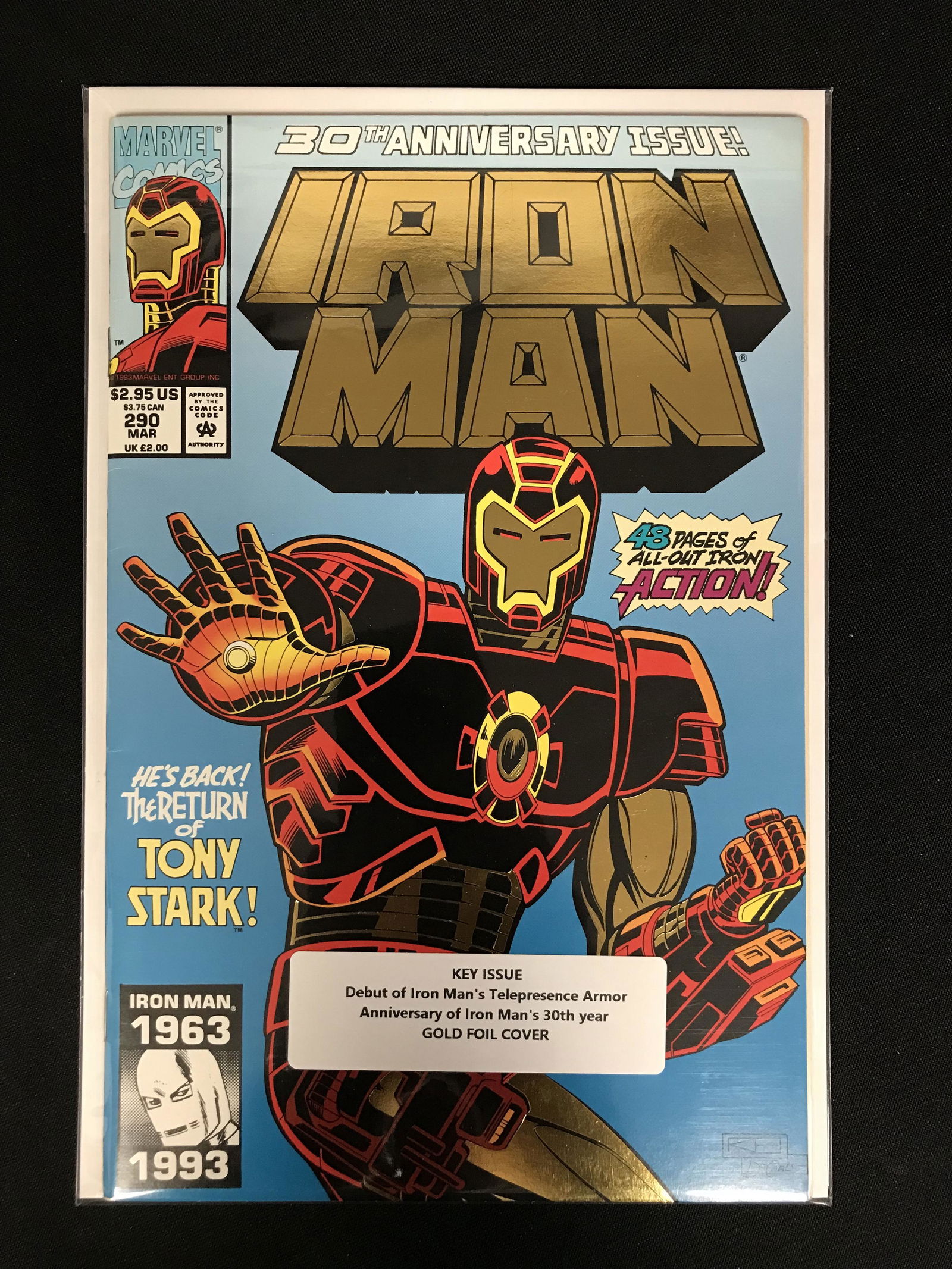IRON MAN NO.290 (MARVEL COMICS) (1 of 1)