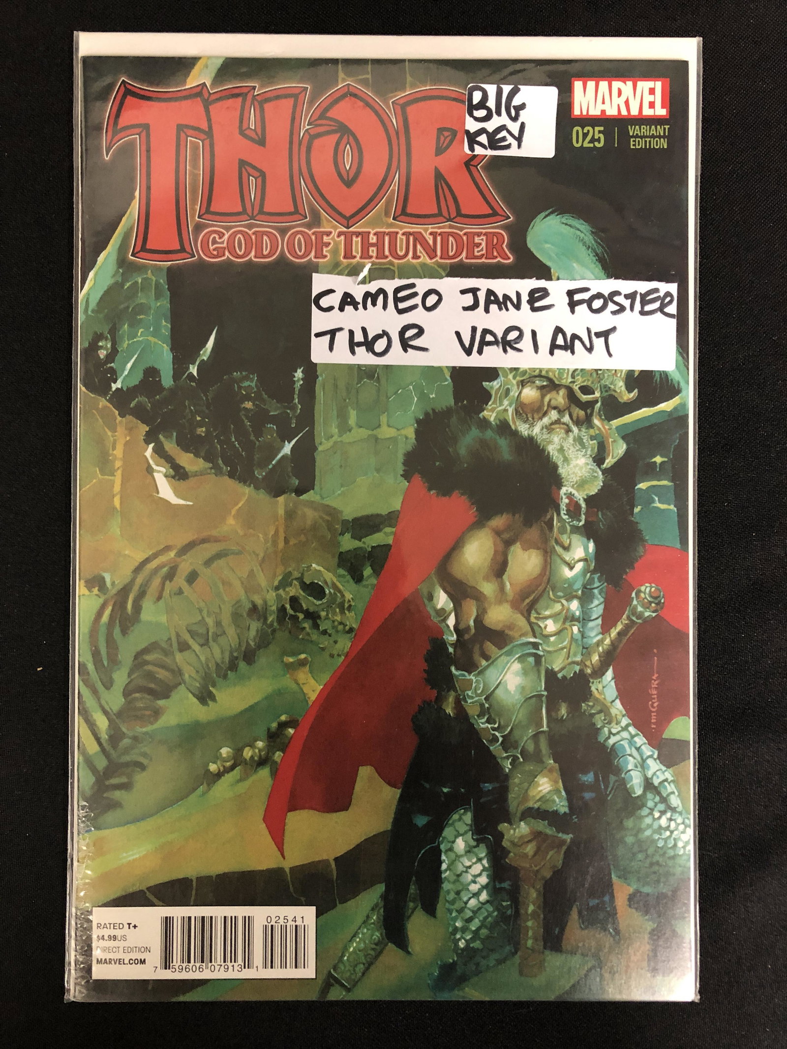 MARVEL COMICS THOR NO.25 (JANE FOSTER THOR VARIANT CAMEO) (1 of 1)